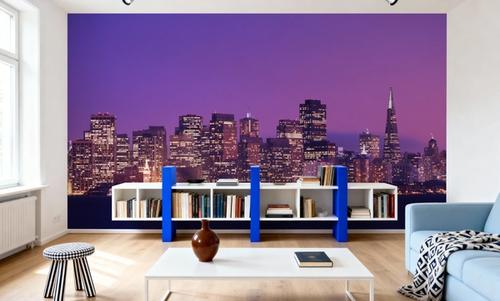 Pink Gradient Twilight Metropolis