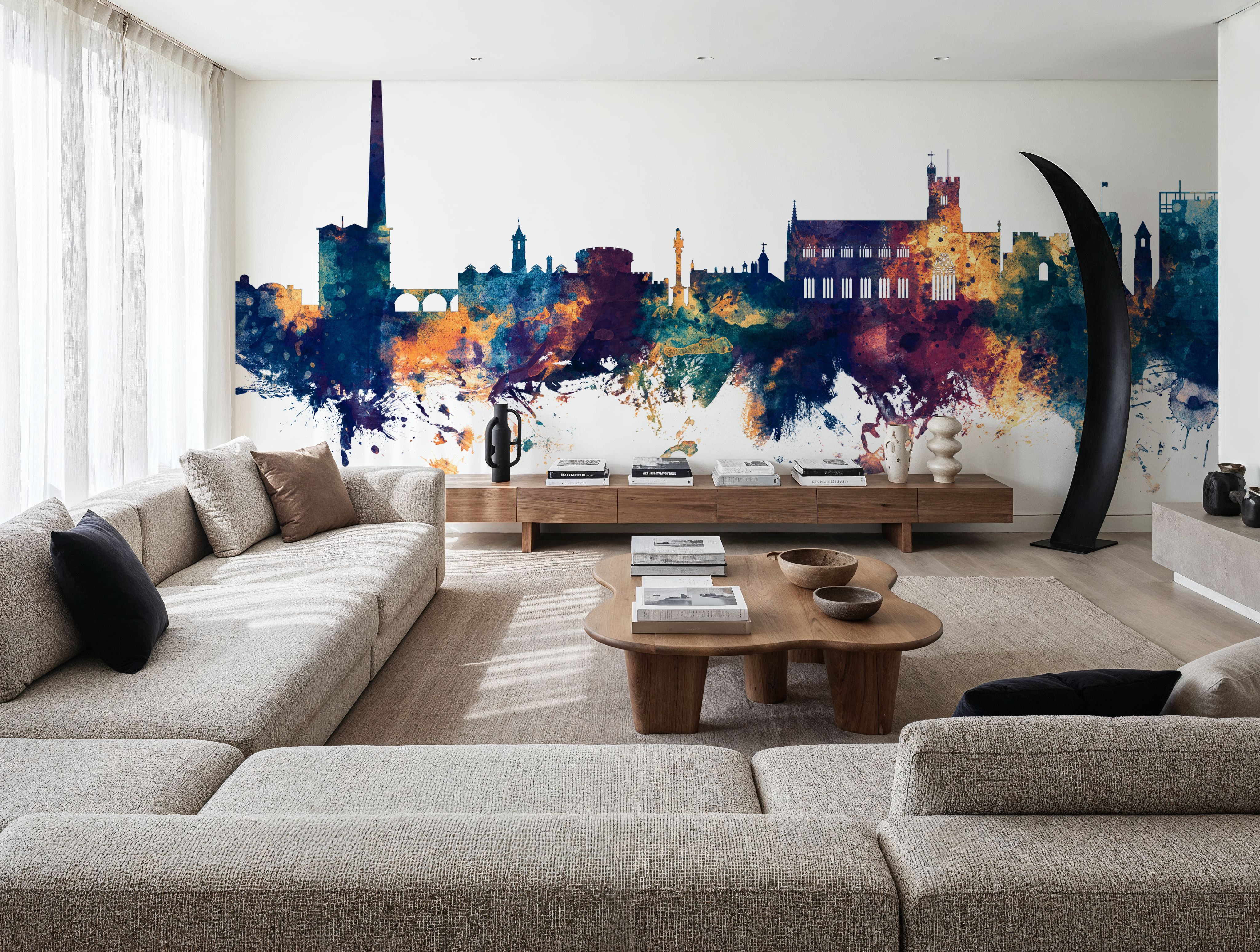 Carlisle England Skyline Blue & Bronze