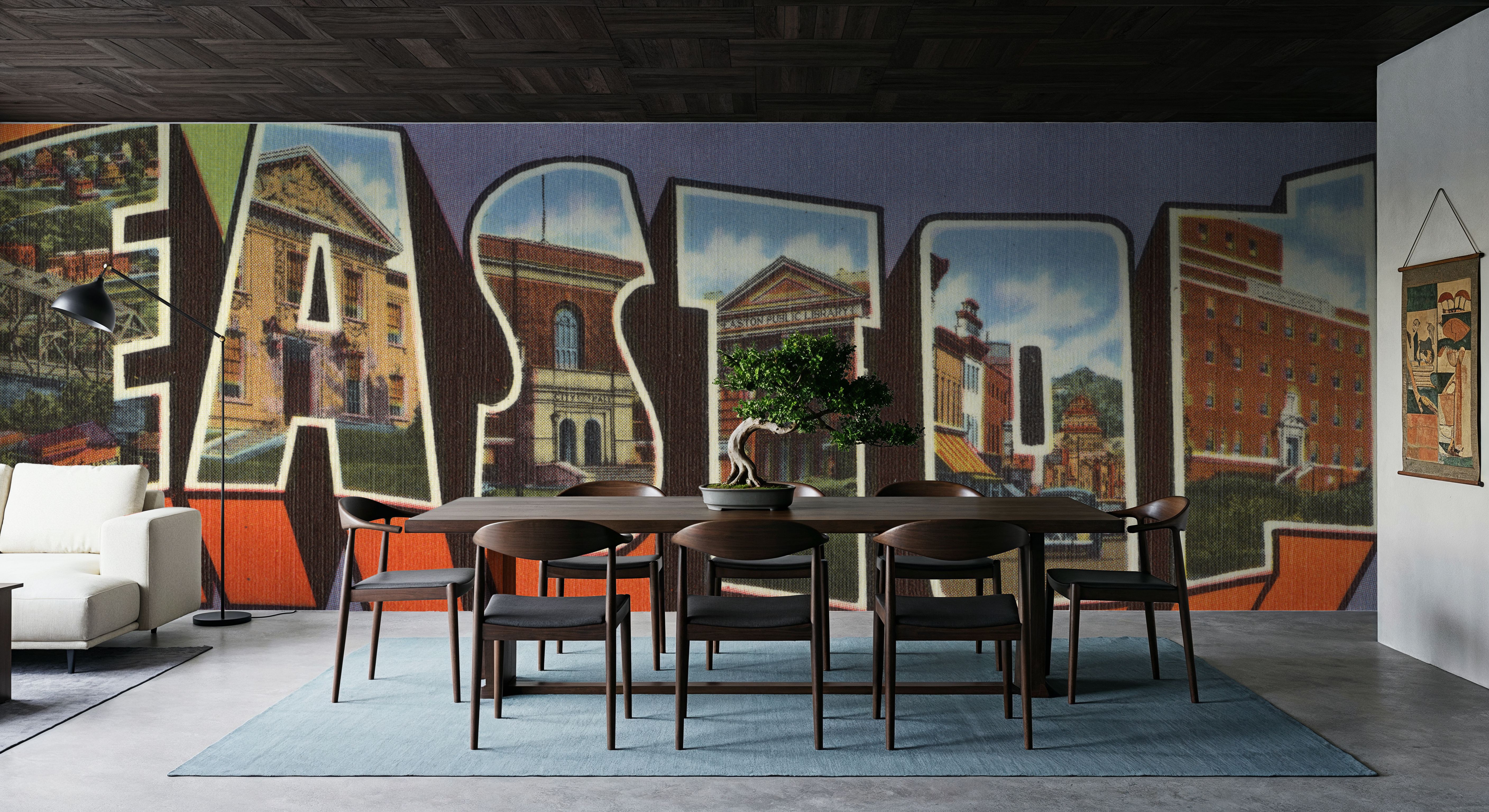 Greetings from Easton - Screenprint Postcard