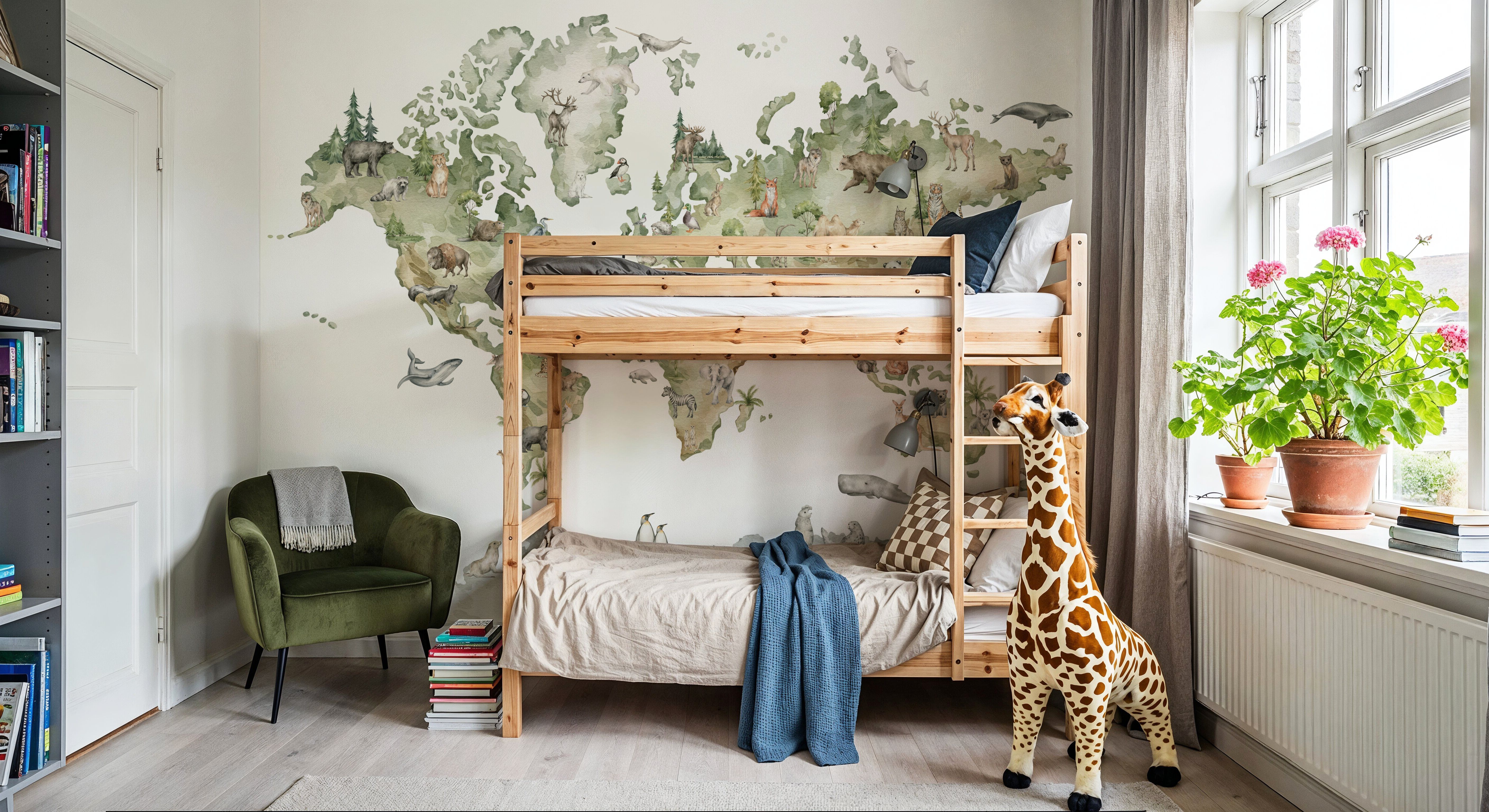 Animals From Around the World Map