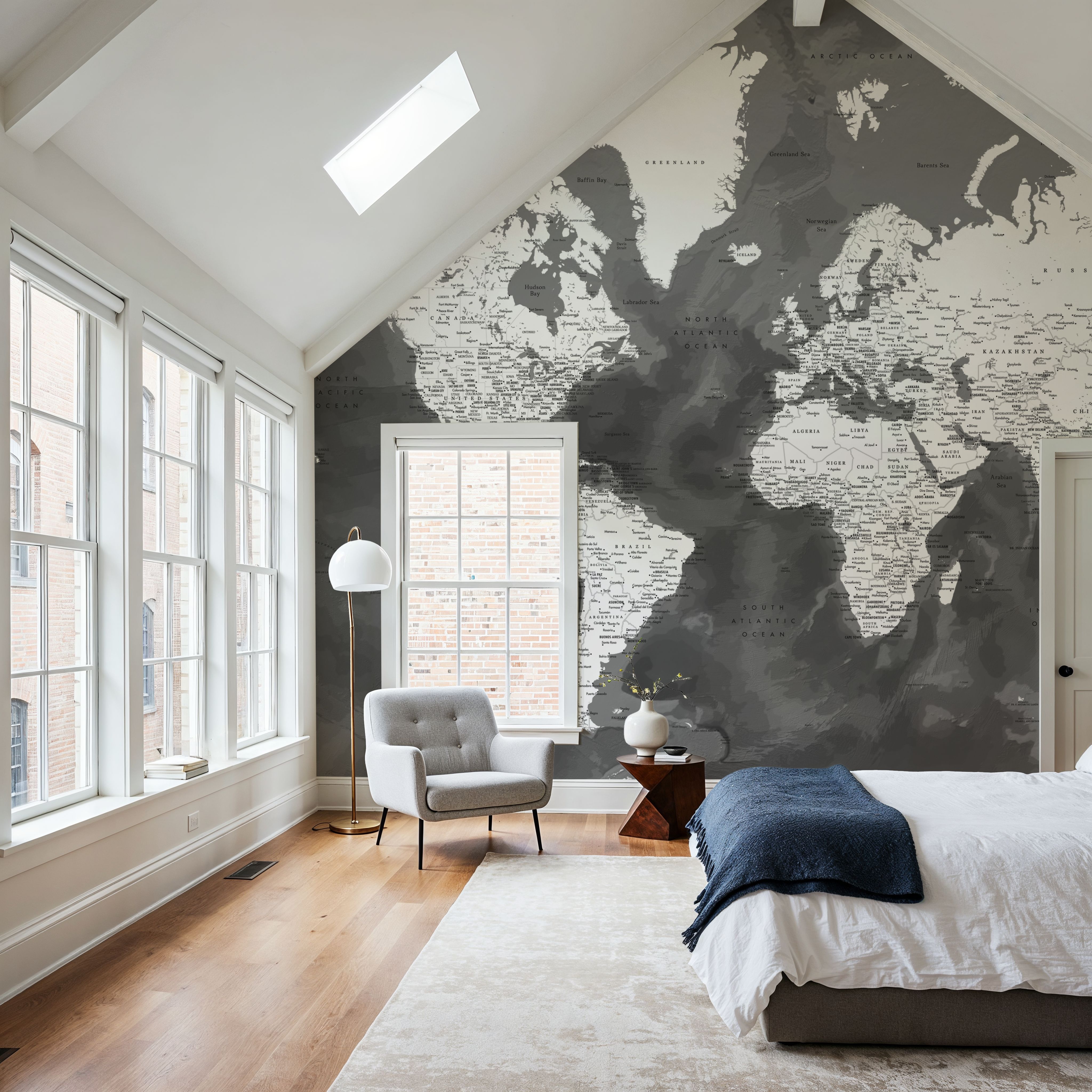 World Map Cities - Olson