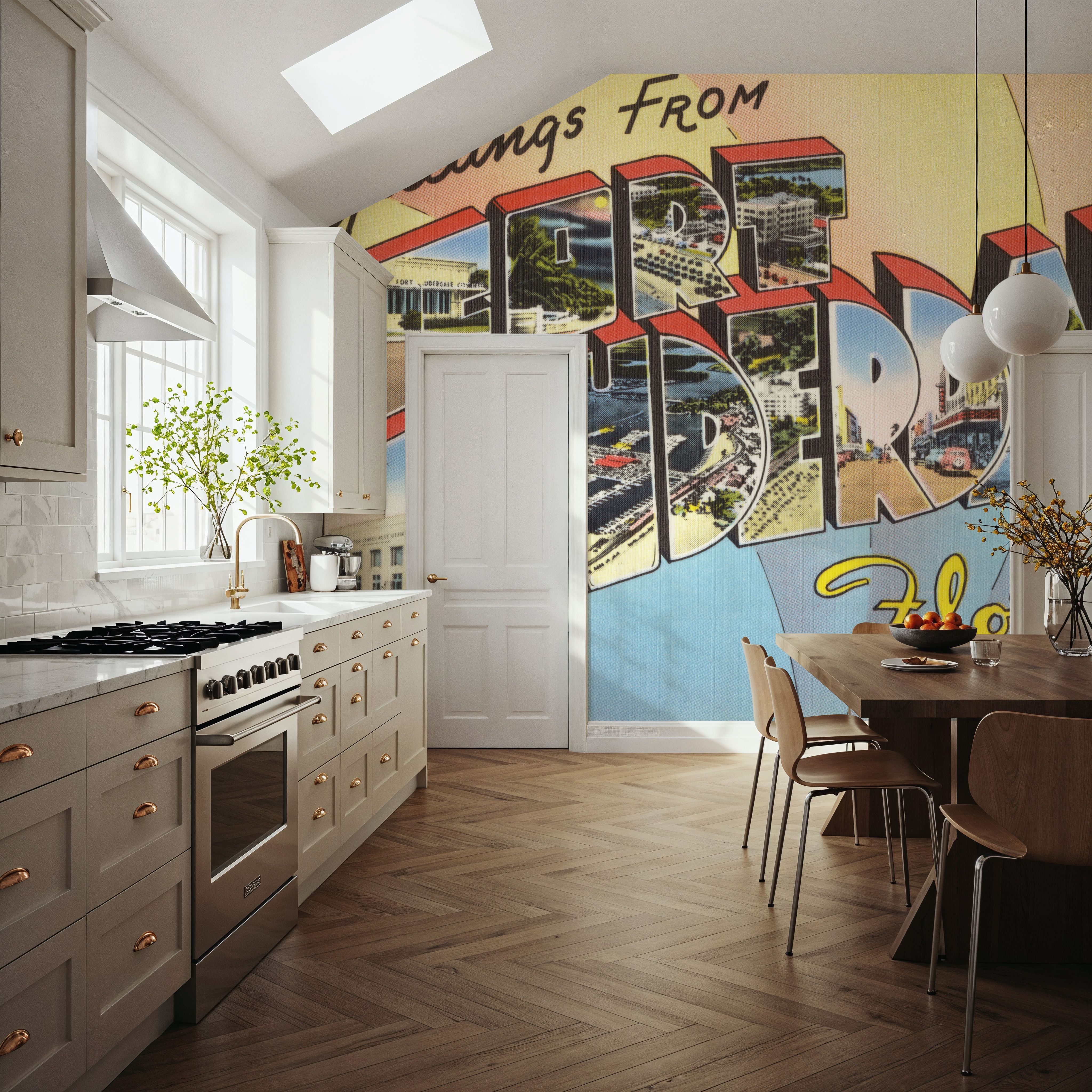 Greetings from Fort Lauderdale - Screenprint Postcard