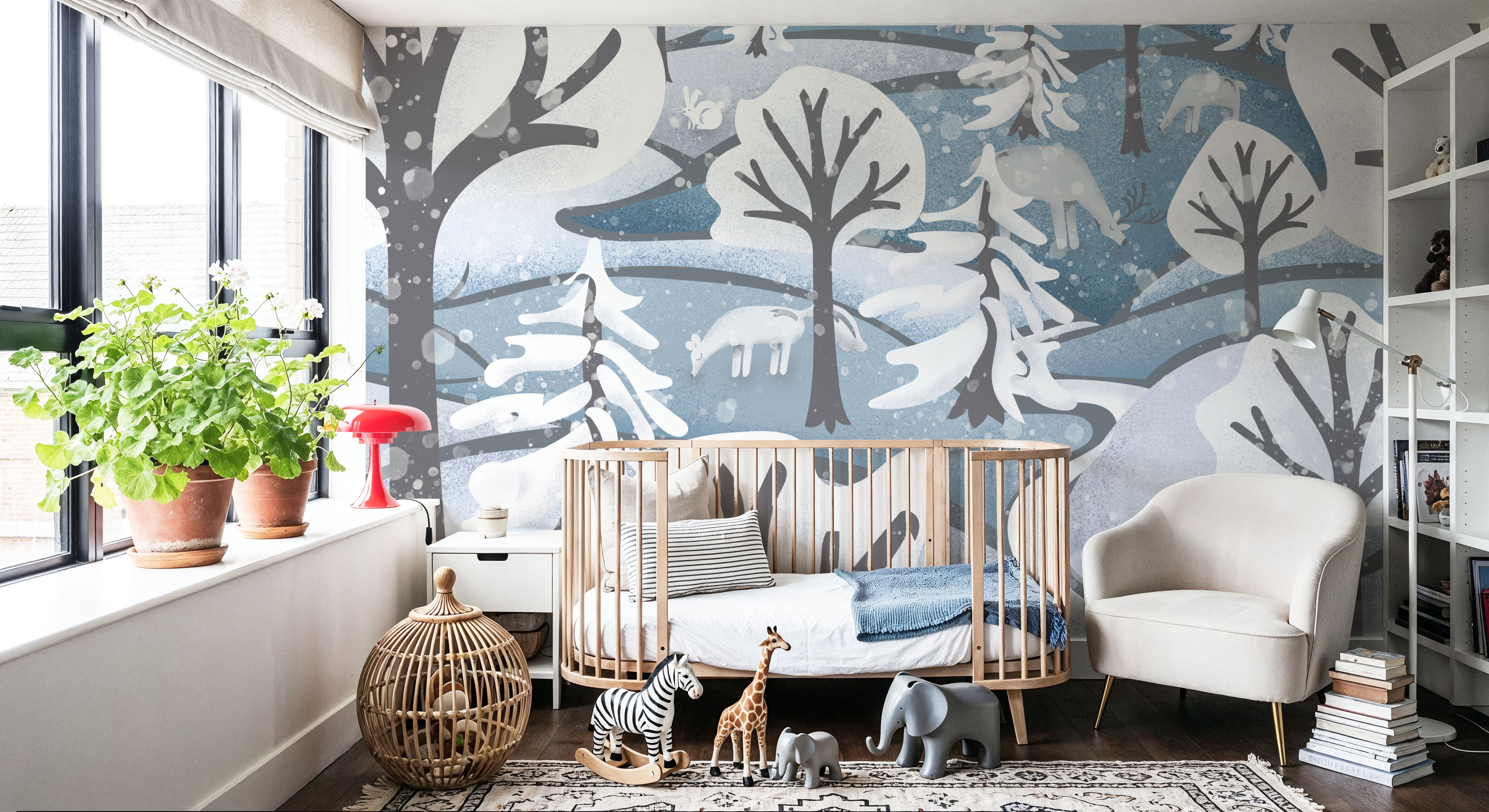 Frozen Forest, Ice Blue