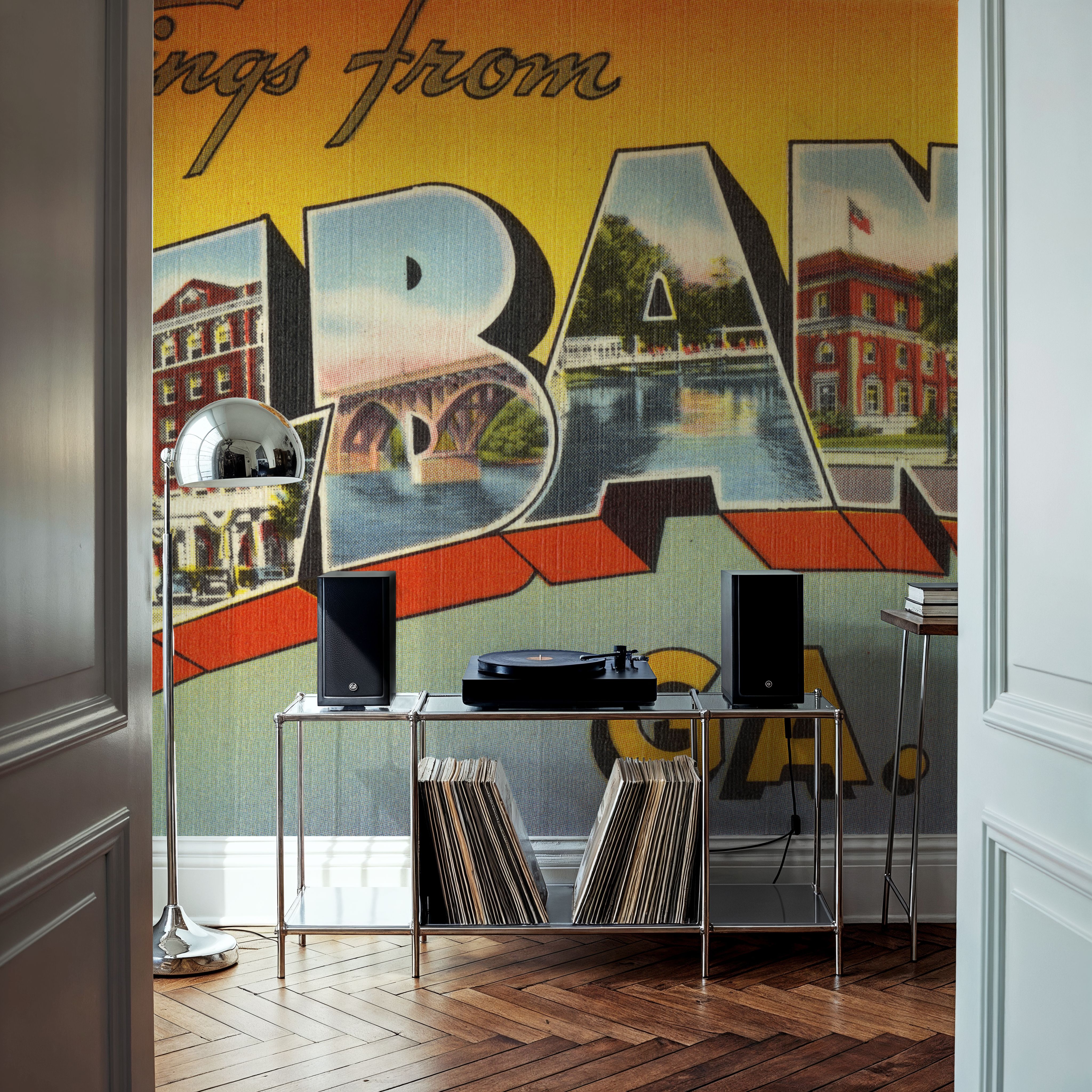 Greetings from Albany GA. - Screenprint Postcard