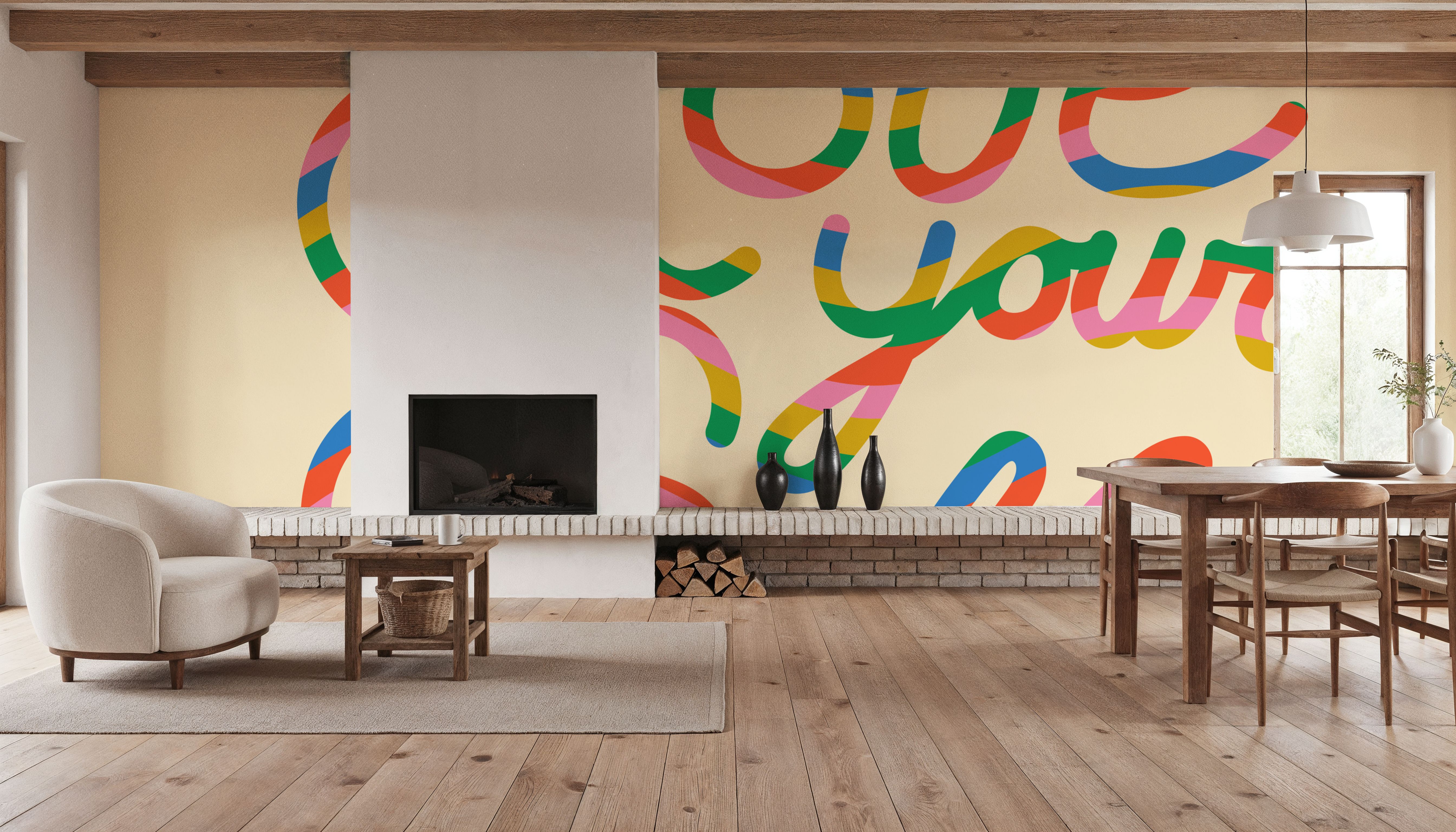 Love Your Self, Behang