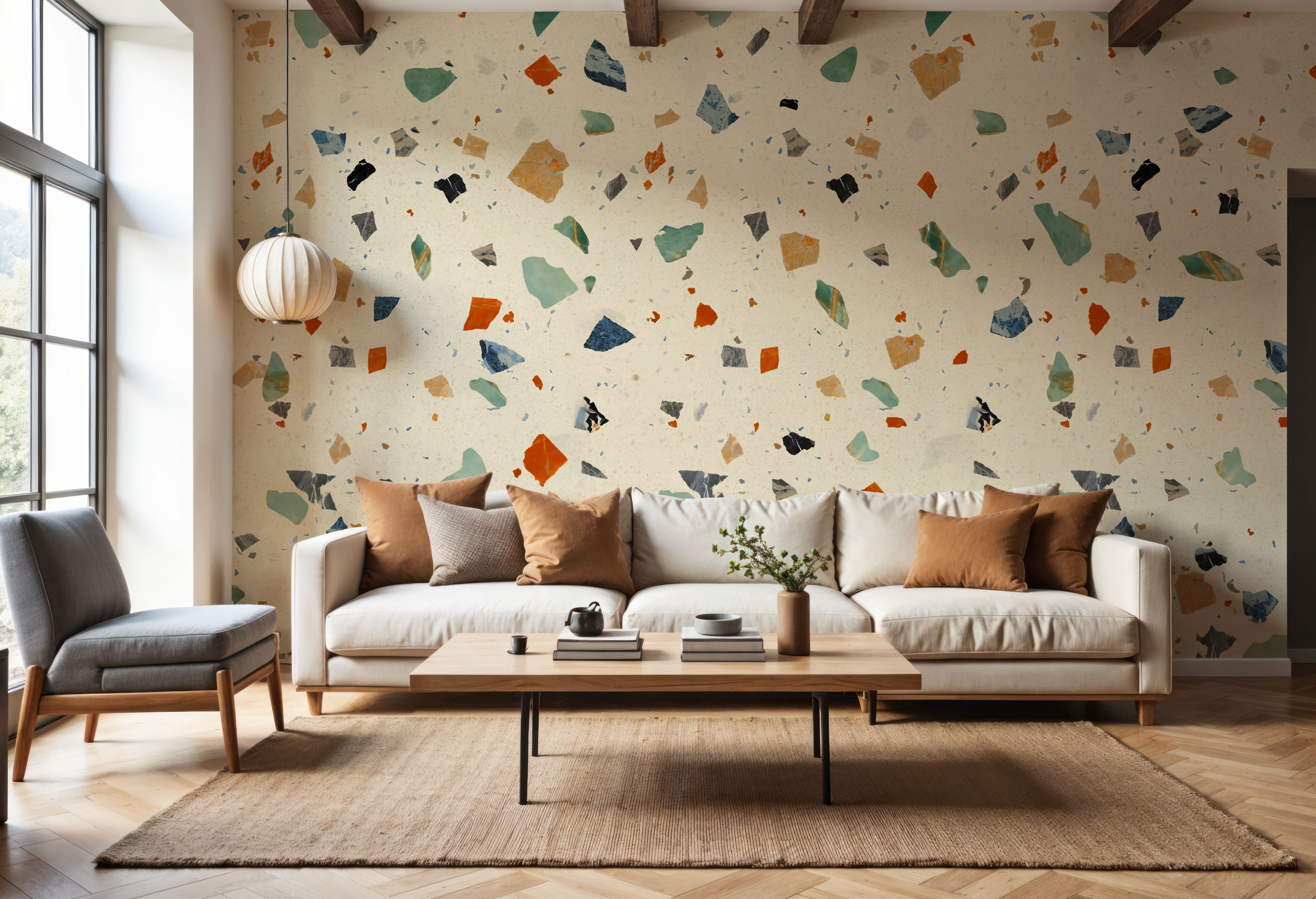 Terrazzo Multi, Cream