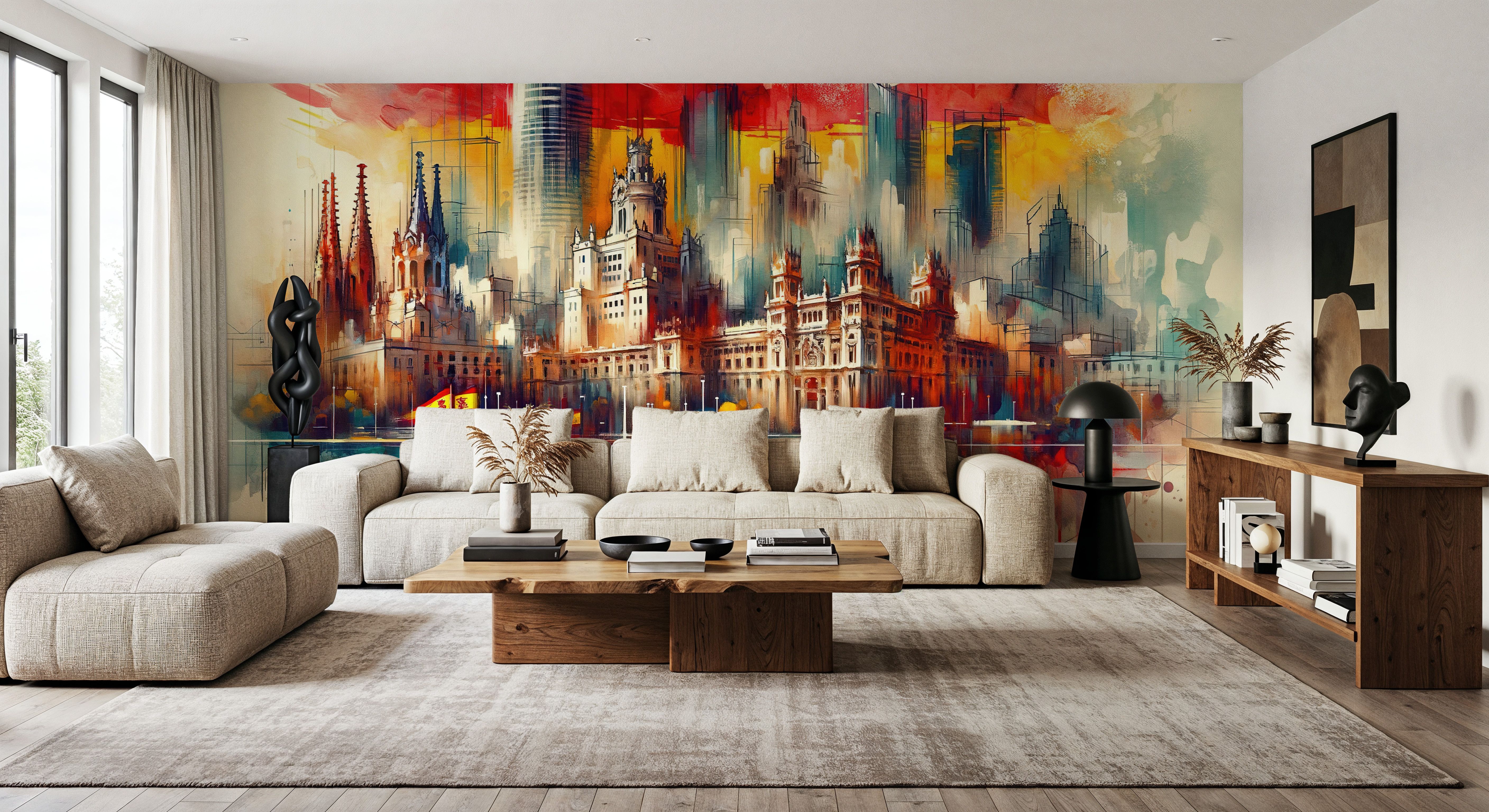 Watercolor Landmarks Spain