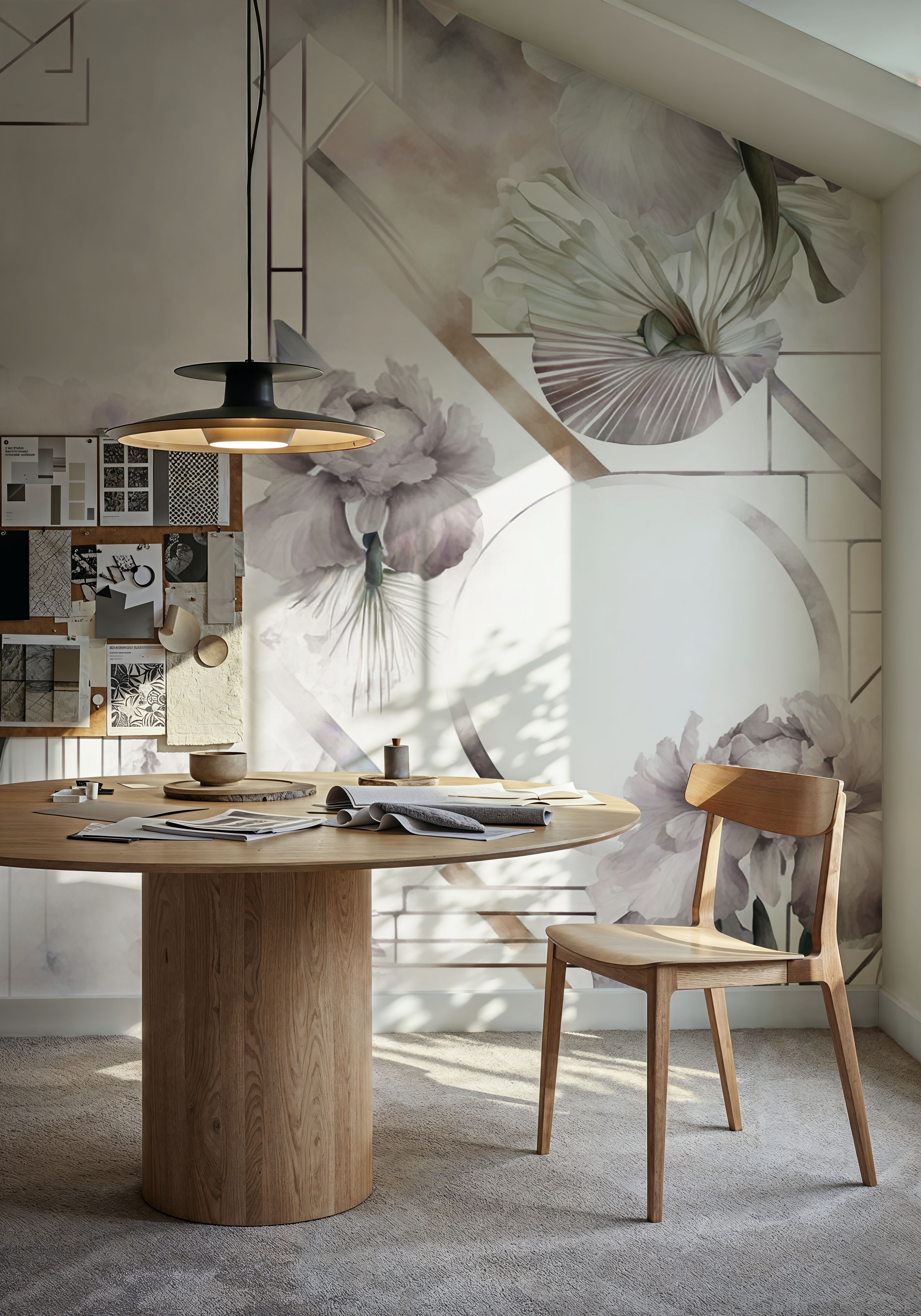 Watercolor Geometry Shine