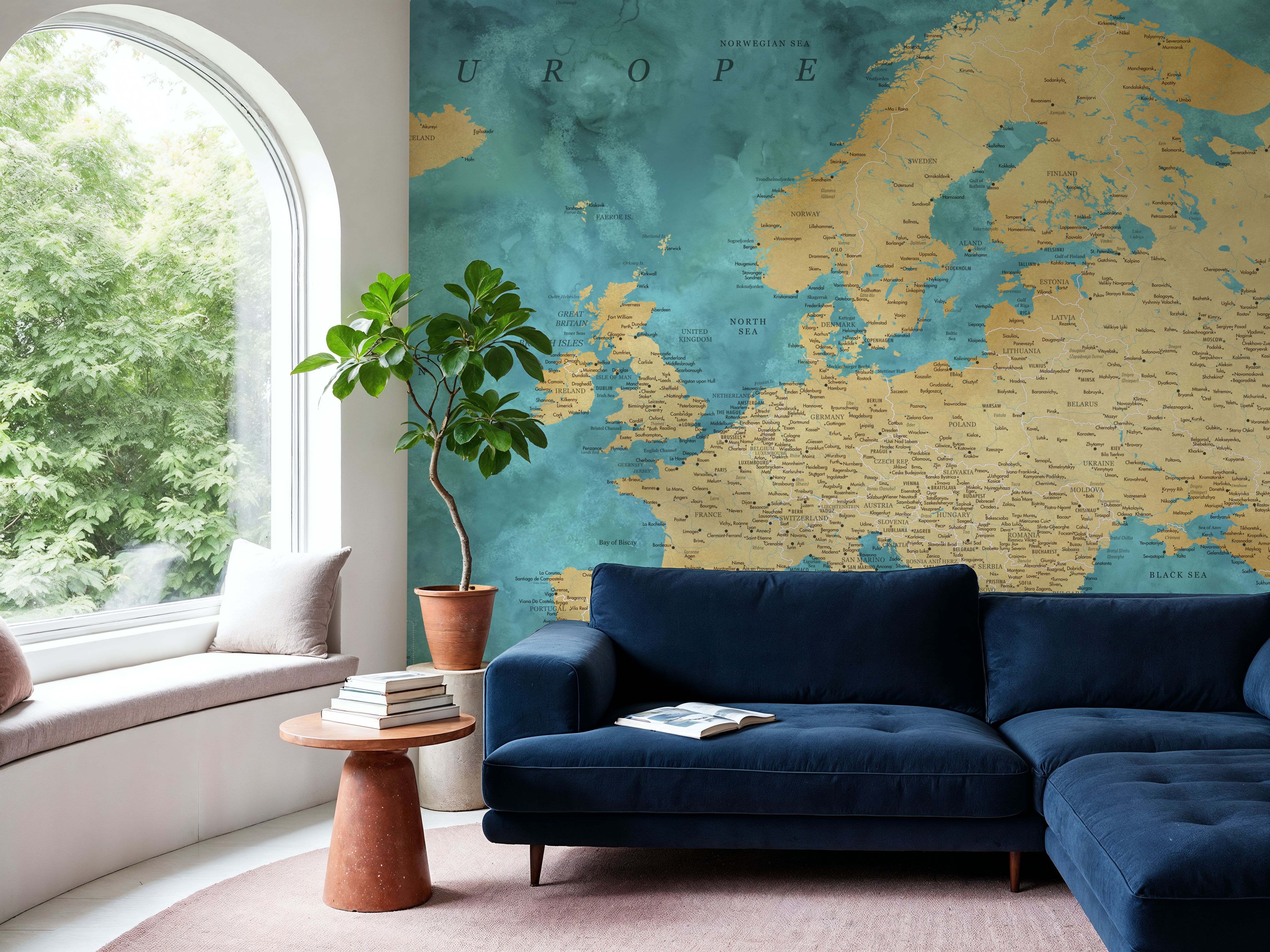 Europe Map Detailed - Lexy