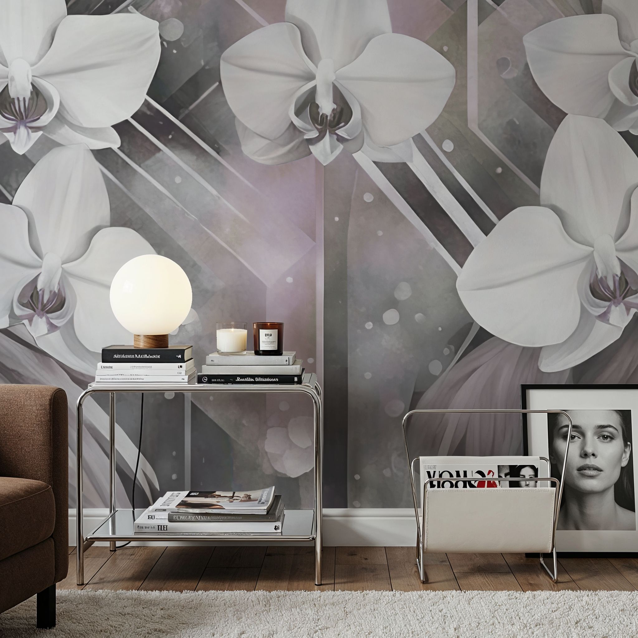 Geometry and Orchids Pink