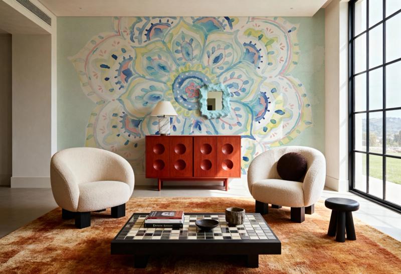Jaipur VI wallpaper mural 100% PVC-free and non-toxic