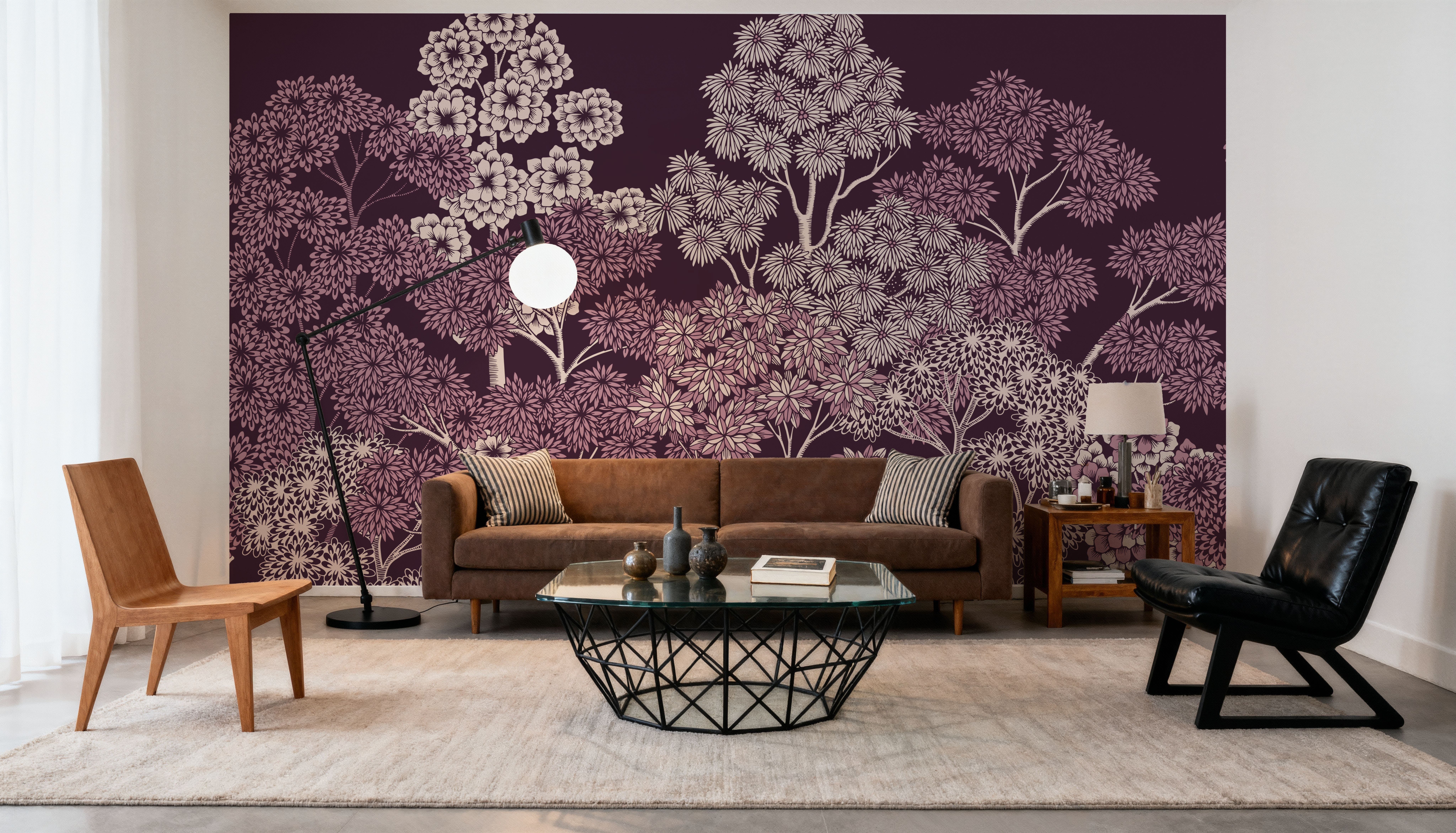 Overleaf Woodland, Burgundy