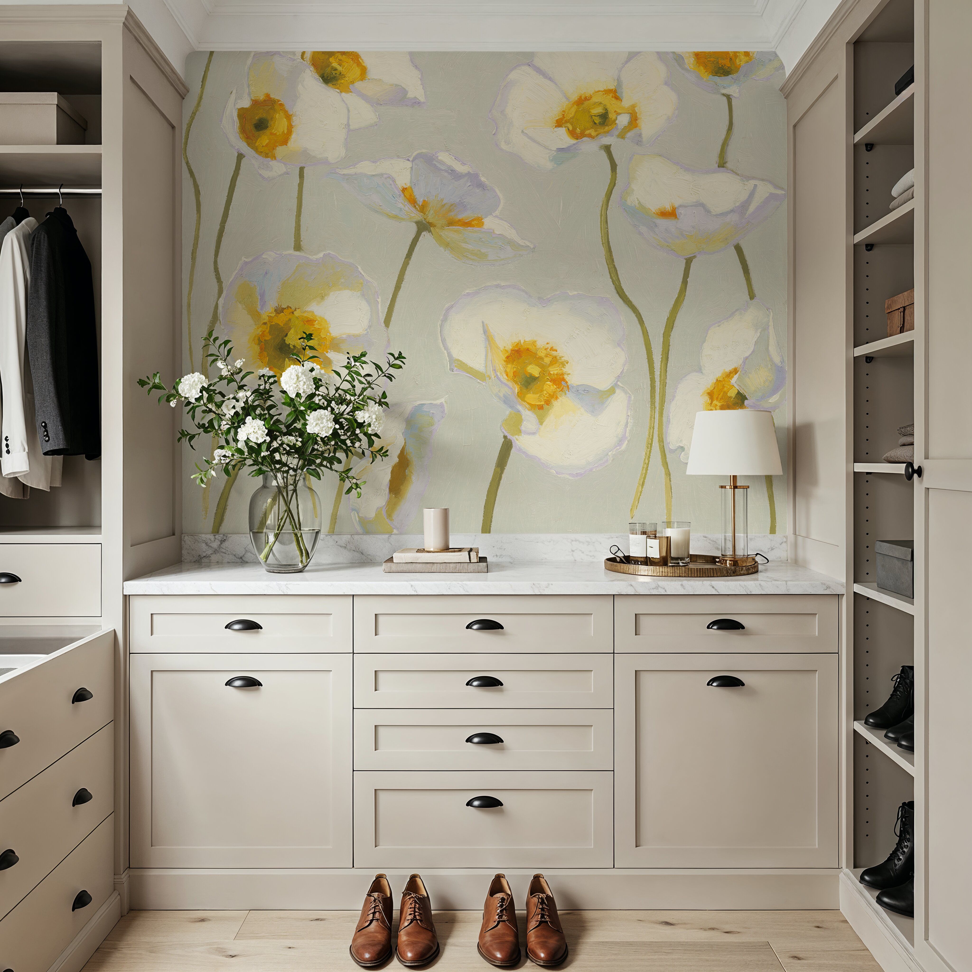 White on White Poppies