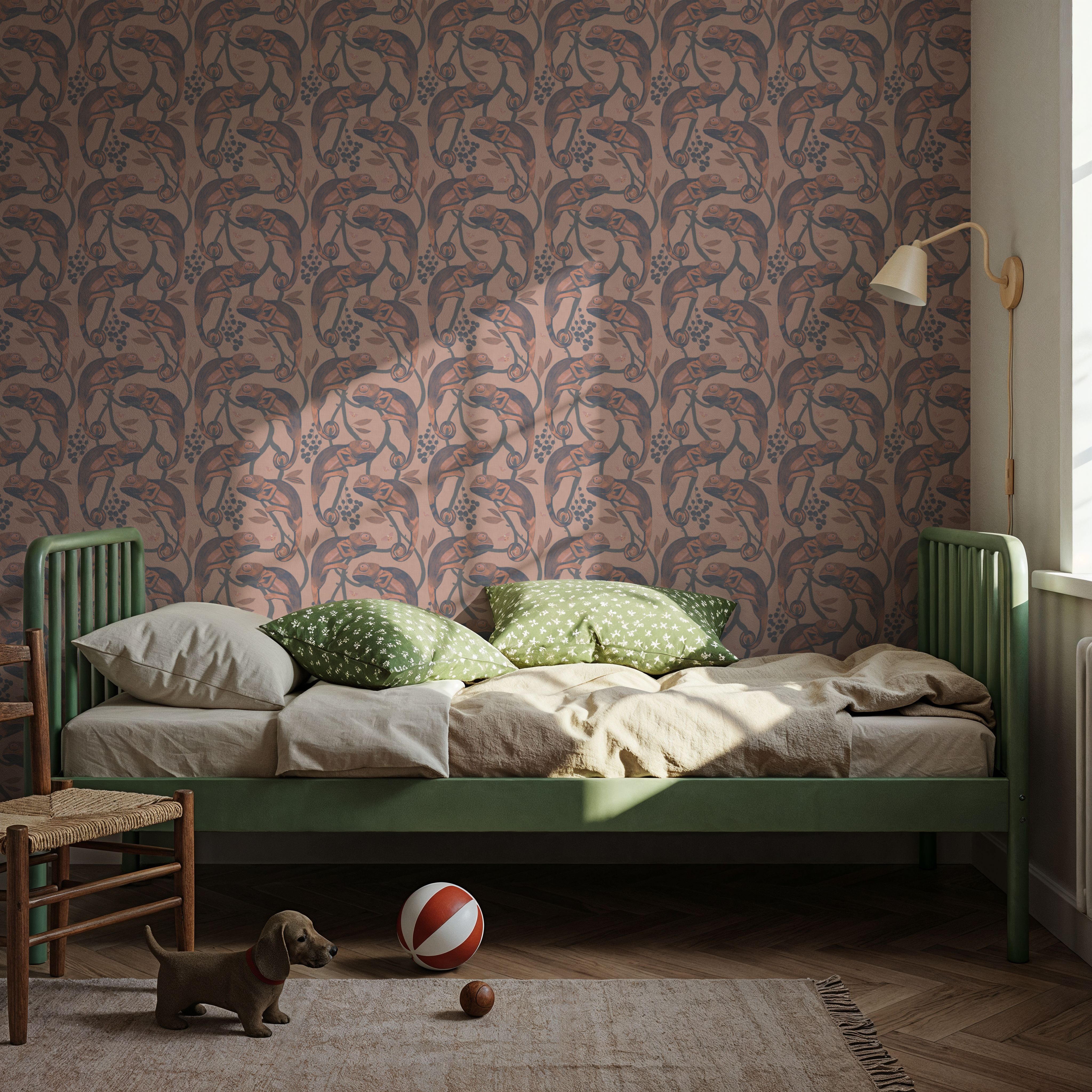 Chamelion Burnt Orange, Wallpaper