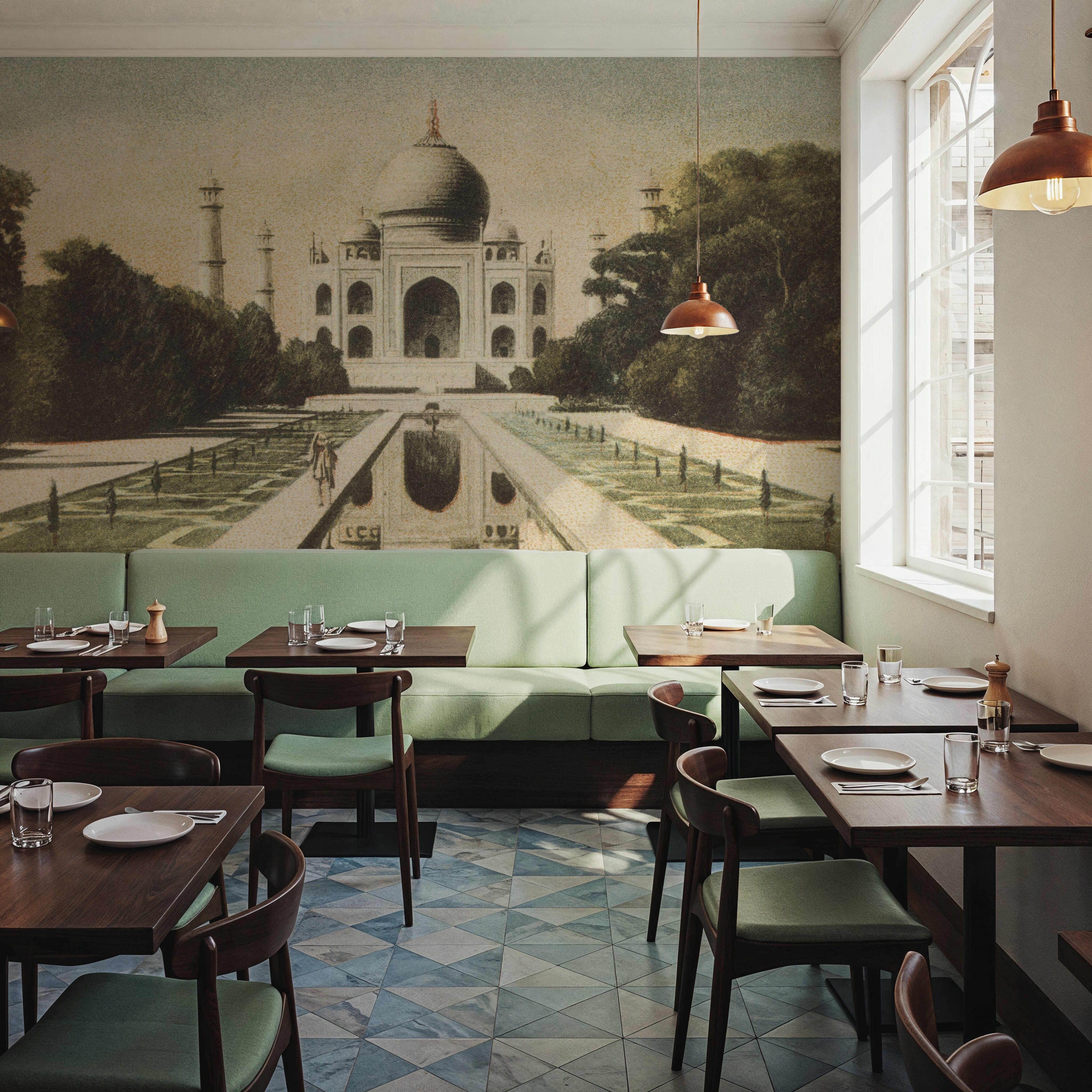 Taj Mahal Postcard - Screenprint