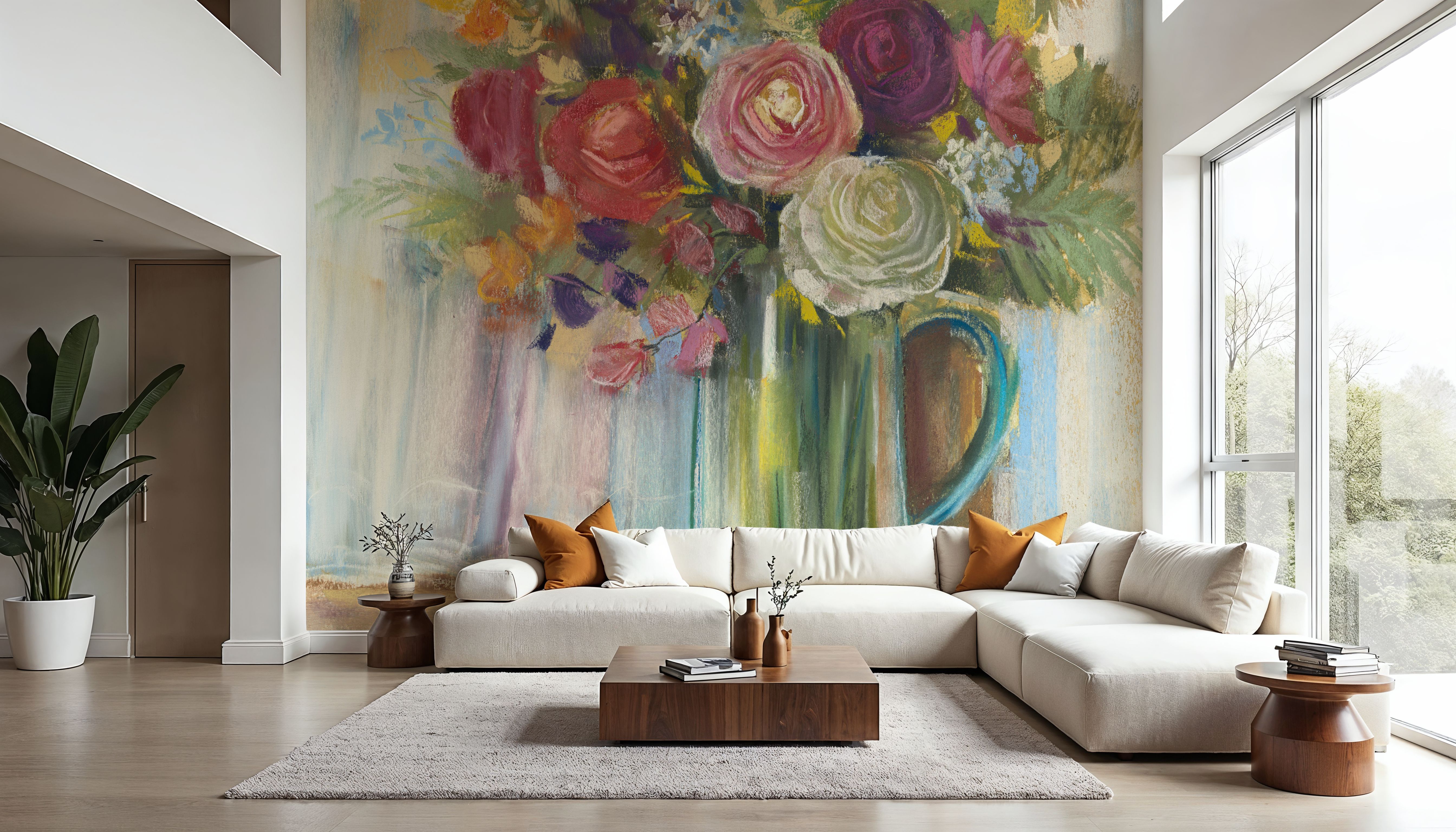 Bouquet in Glass, Tapeten