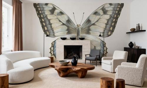 Beetles and Butterflies I Neutral