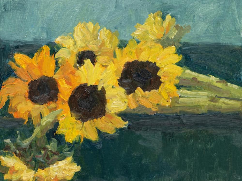 Freshly Cut Sunflowers