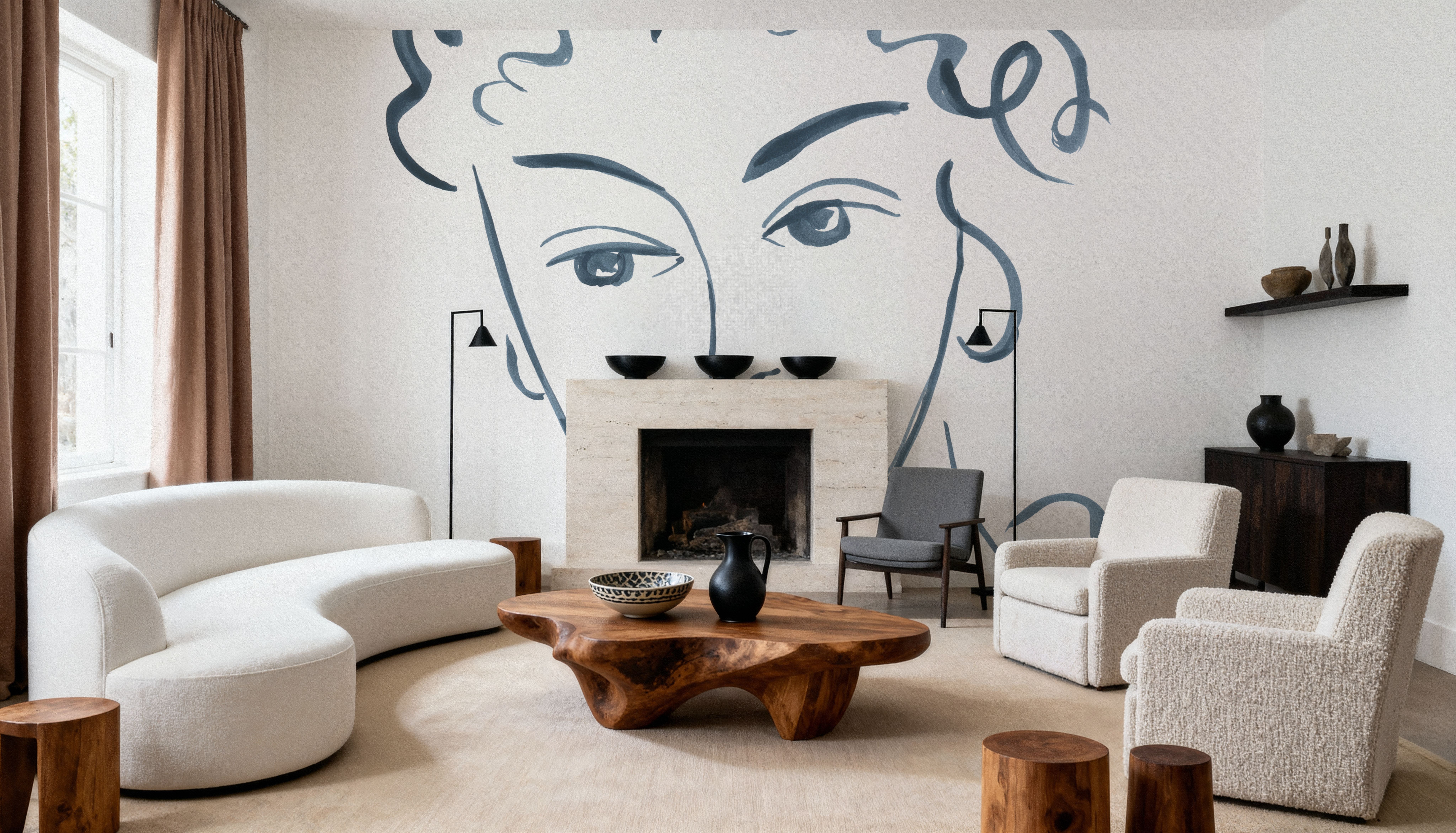 Whimsy Portrait II, Wallpaper