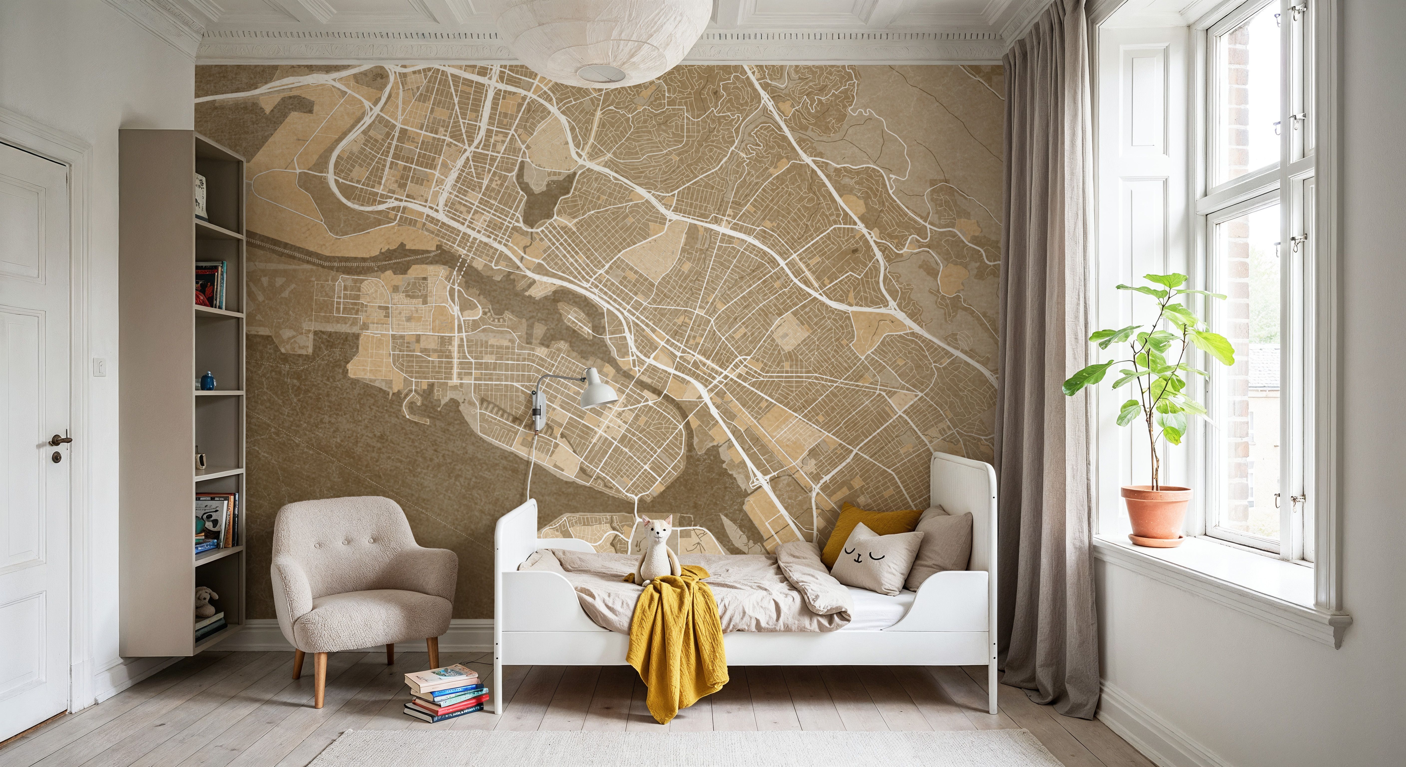 Oakland Ochre, Papel de parede