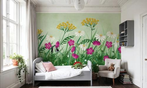 Geranium Meadow, Green
