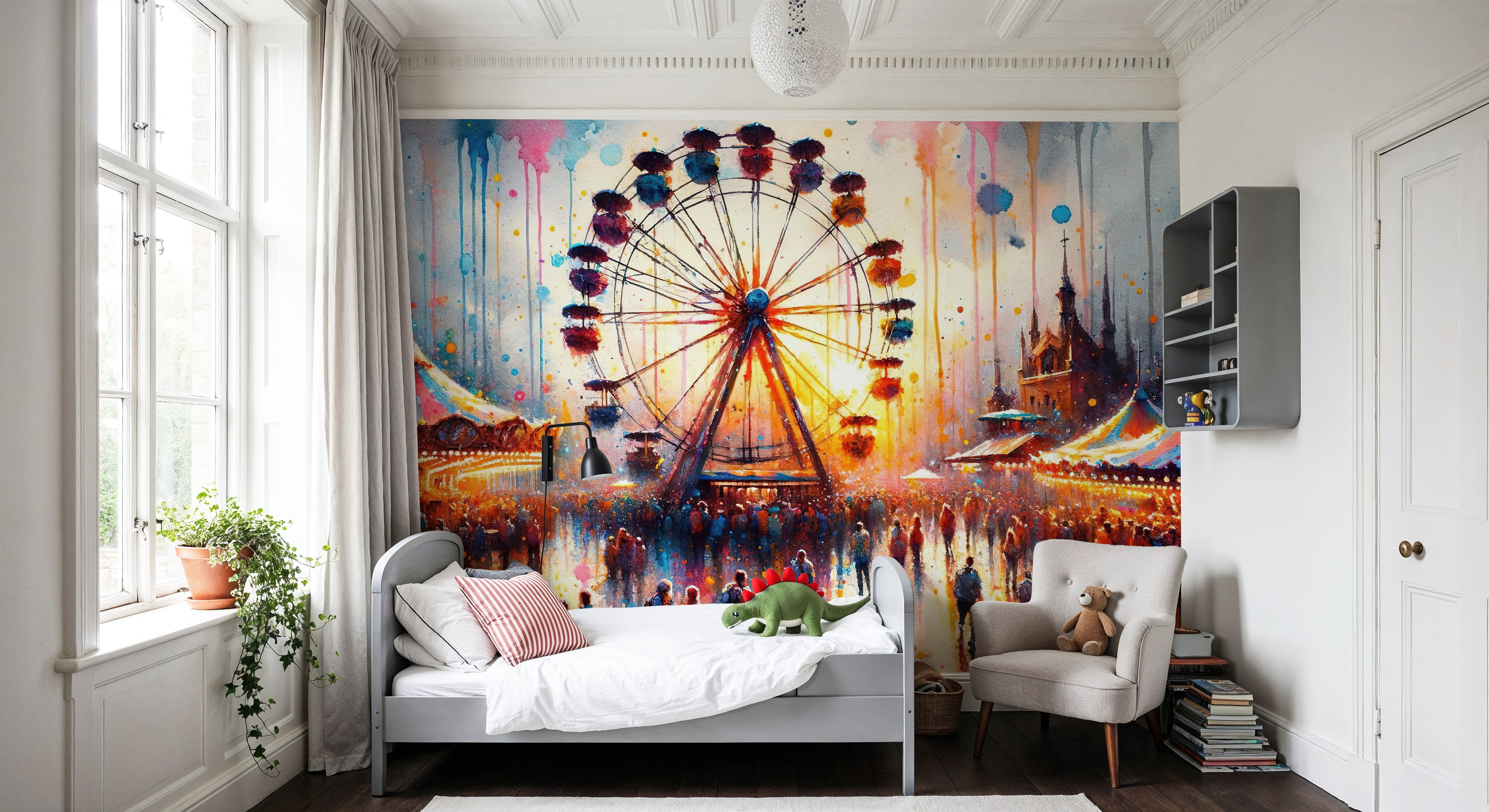 Carnival Lights at Dusk