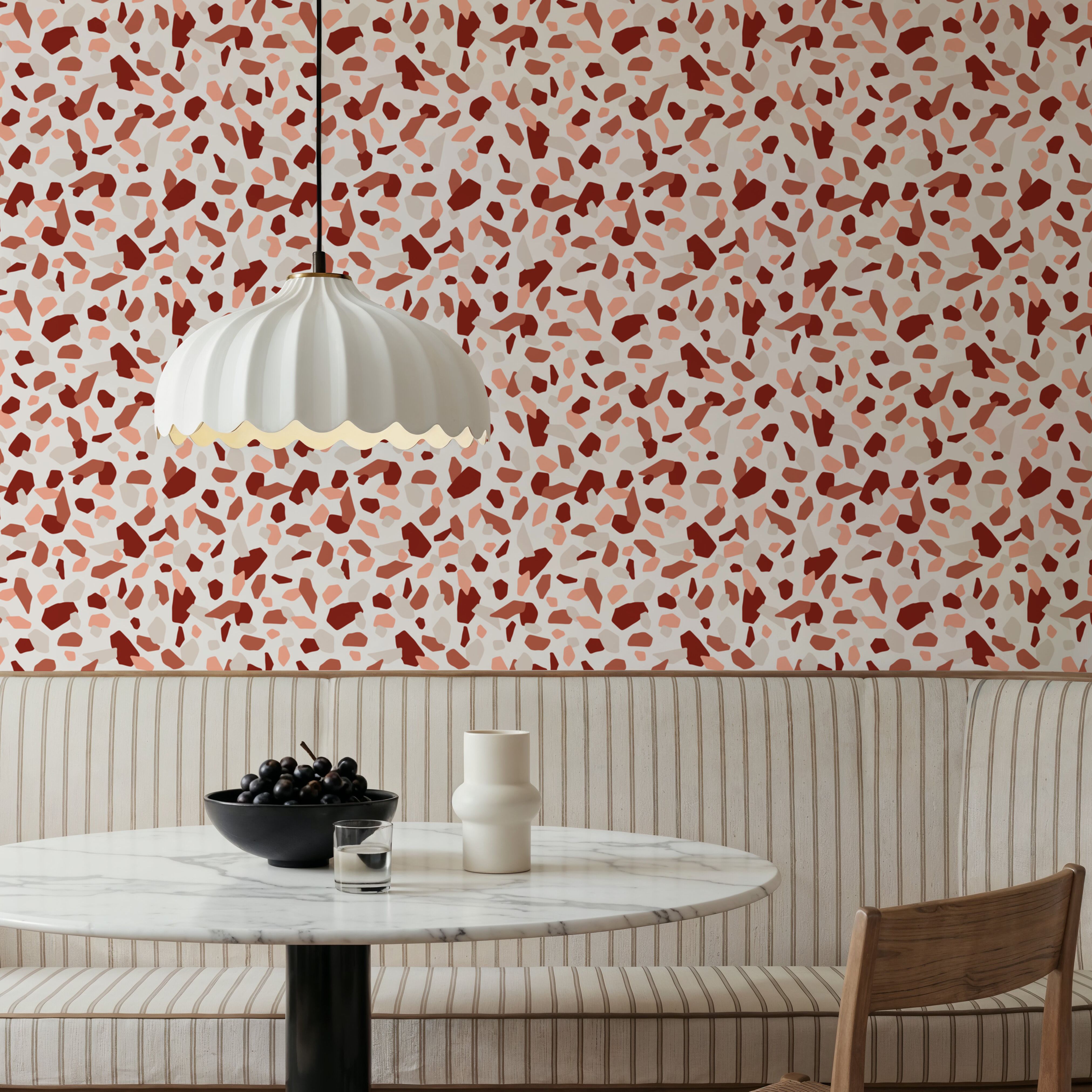 Terrazzo, Pink and Brick