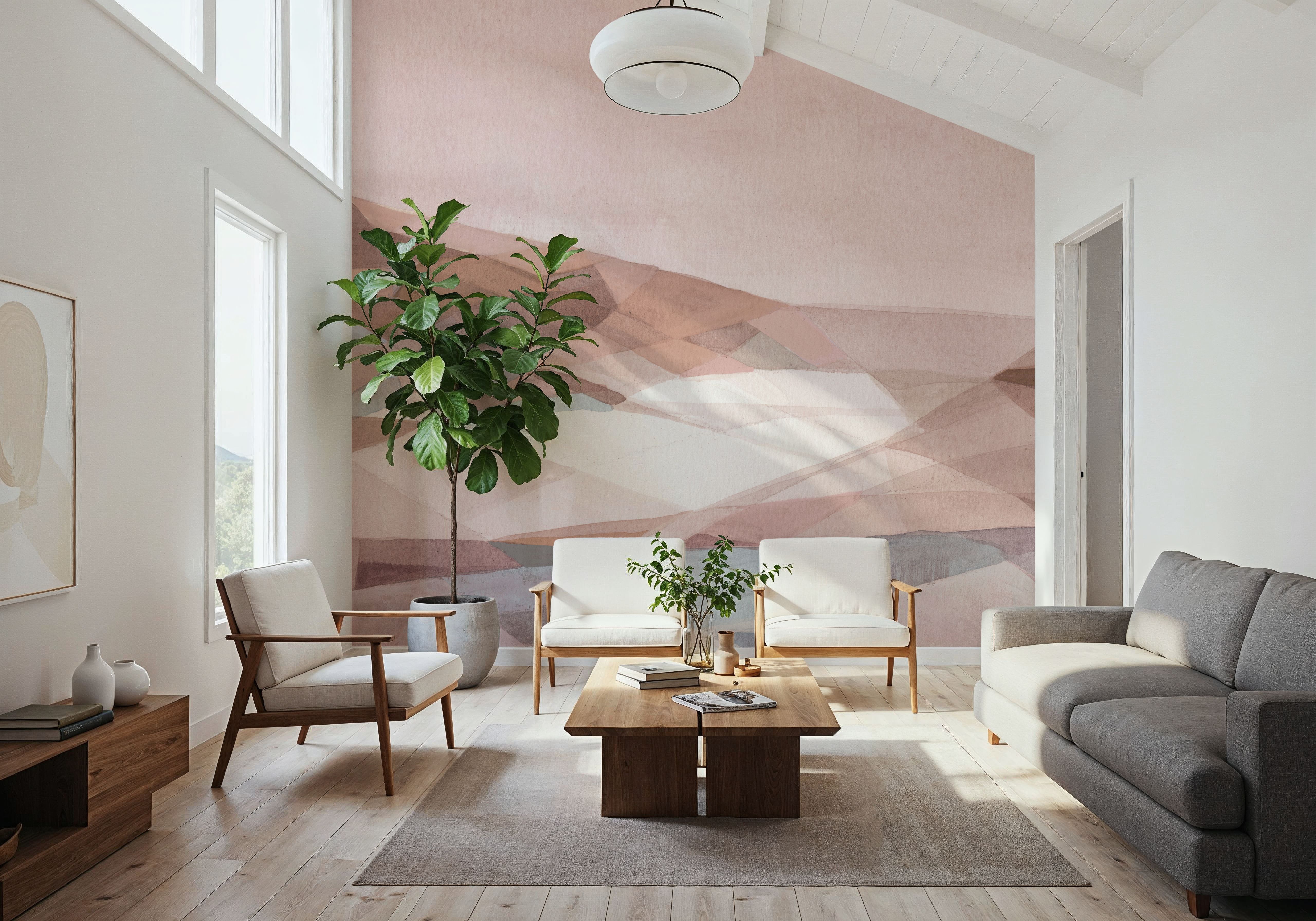 Warm Geometric Mountain