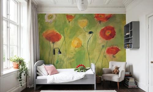Poppies in Light Breeze