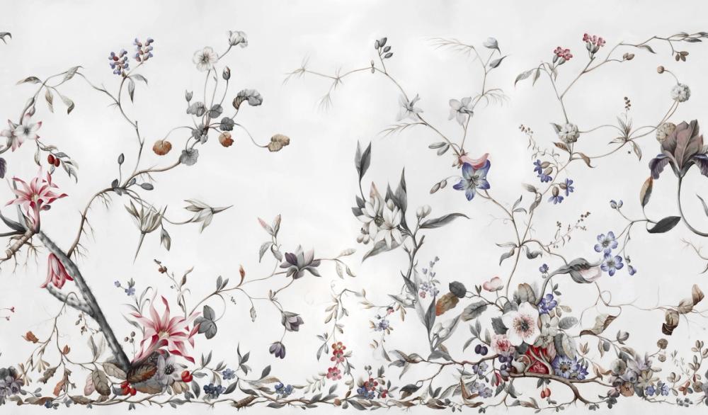 My Floral Abode, Gray