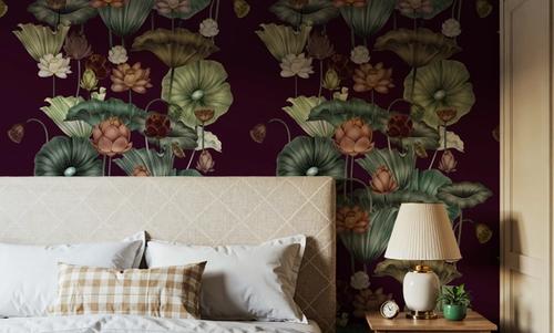 Magical Lotus, Burgundy
