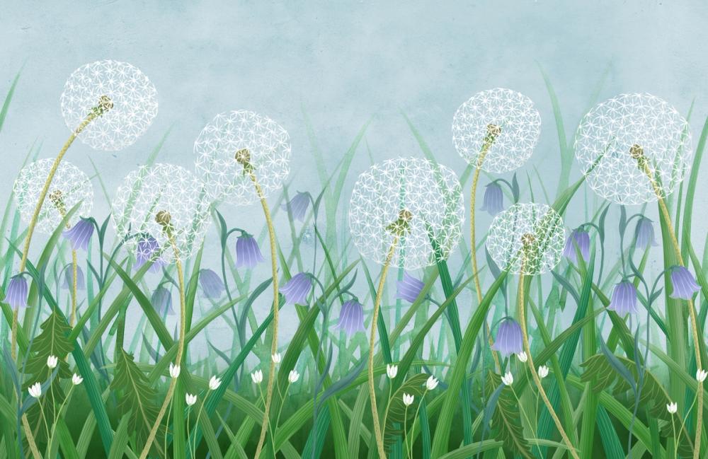 Dandelion Meadow, Blue
