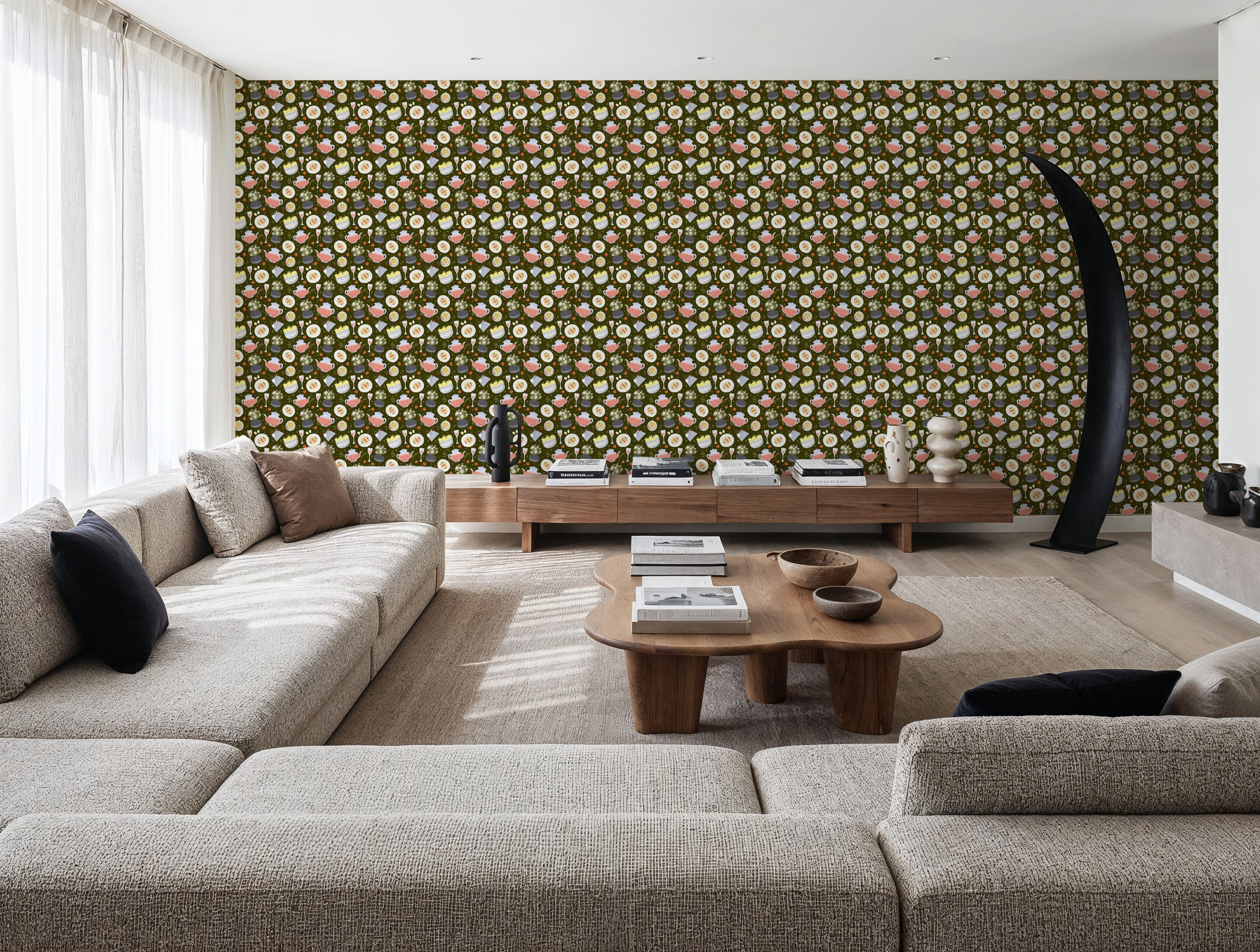 Alfresco Dining I, Olive