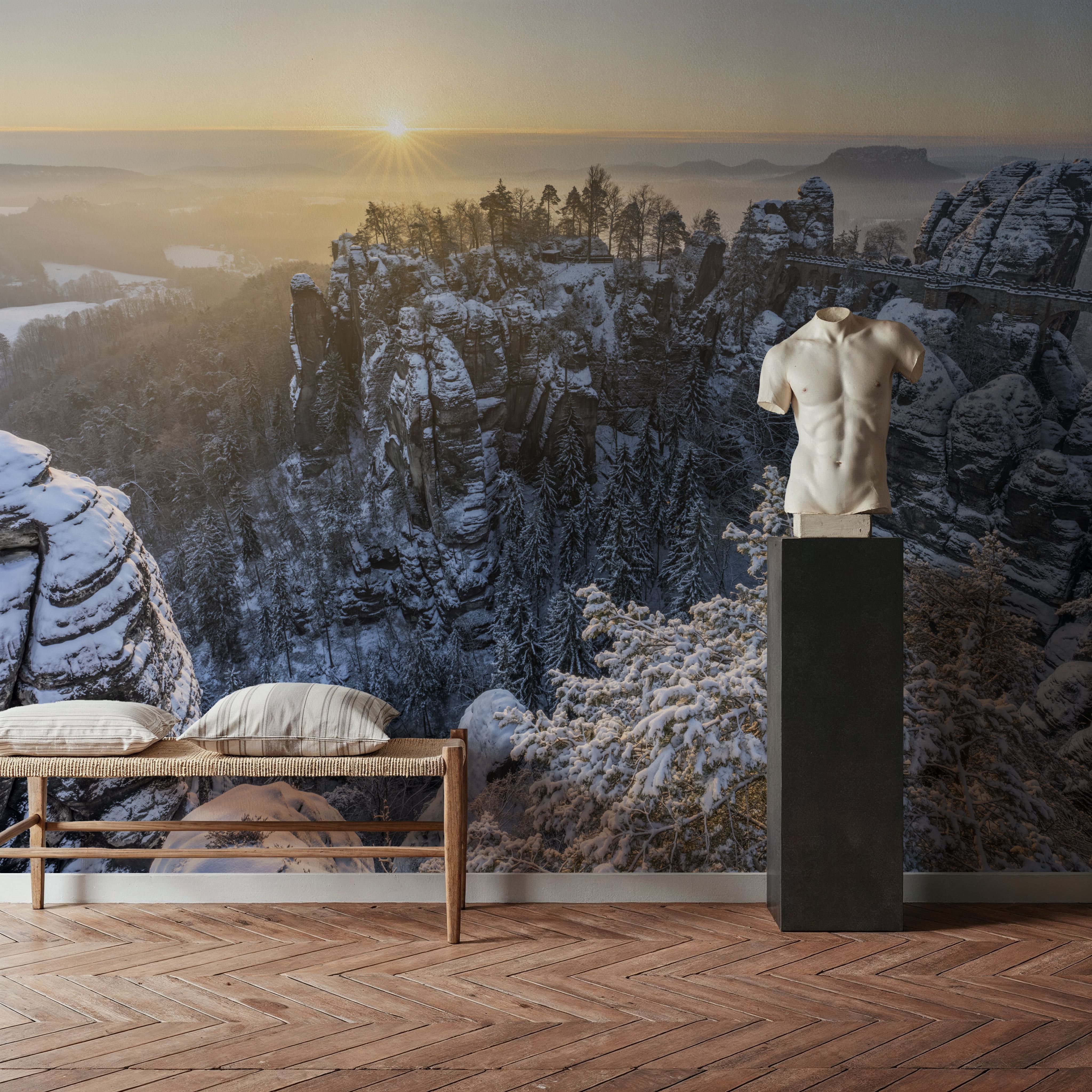 Bastei Bridge Sunset