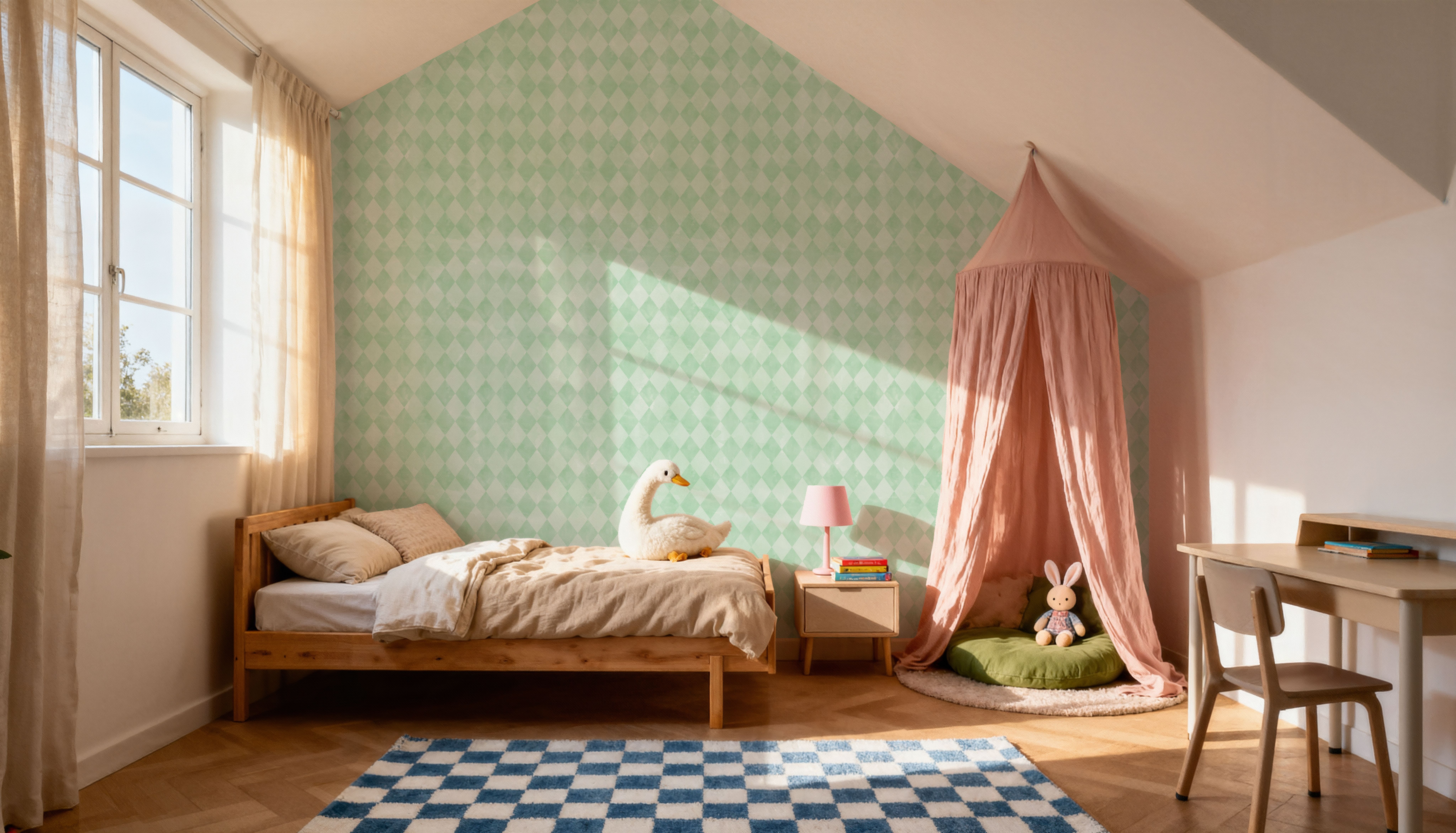 Arlecchino Diamonds, Soft Green