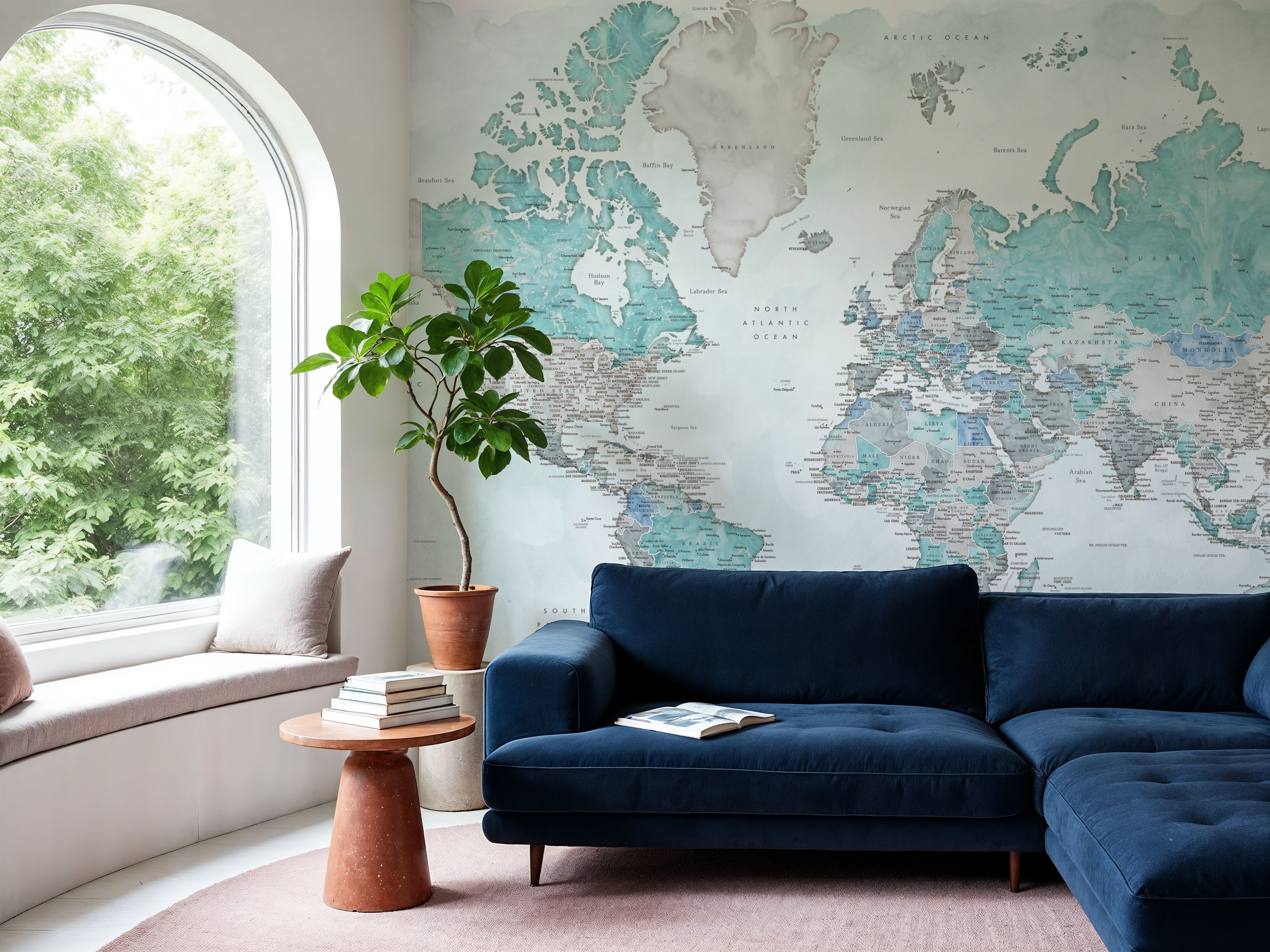 World Map Cities - Ruben