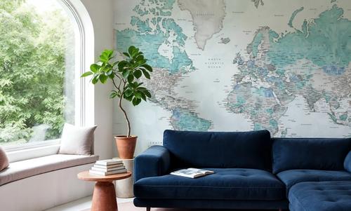 World Map Cities - Ruben