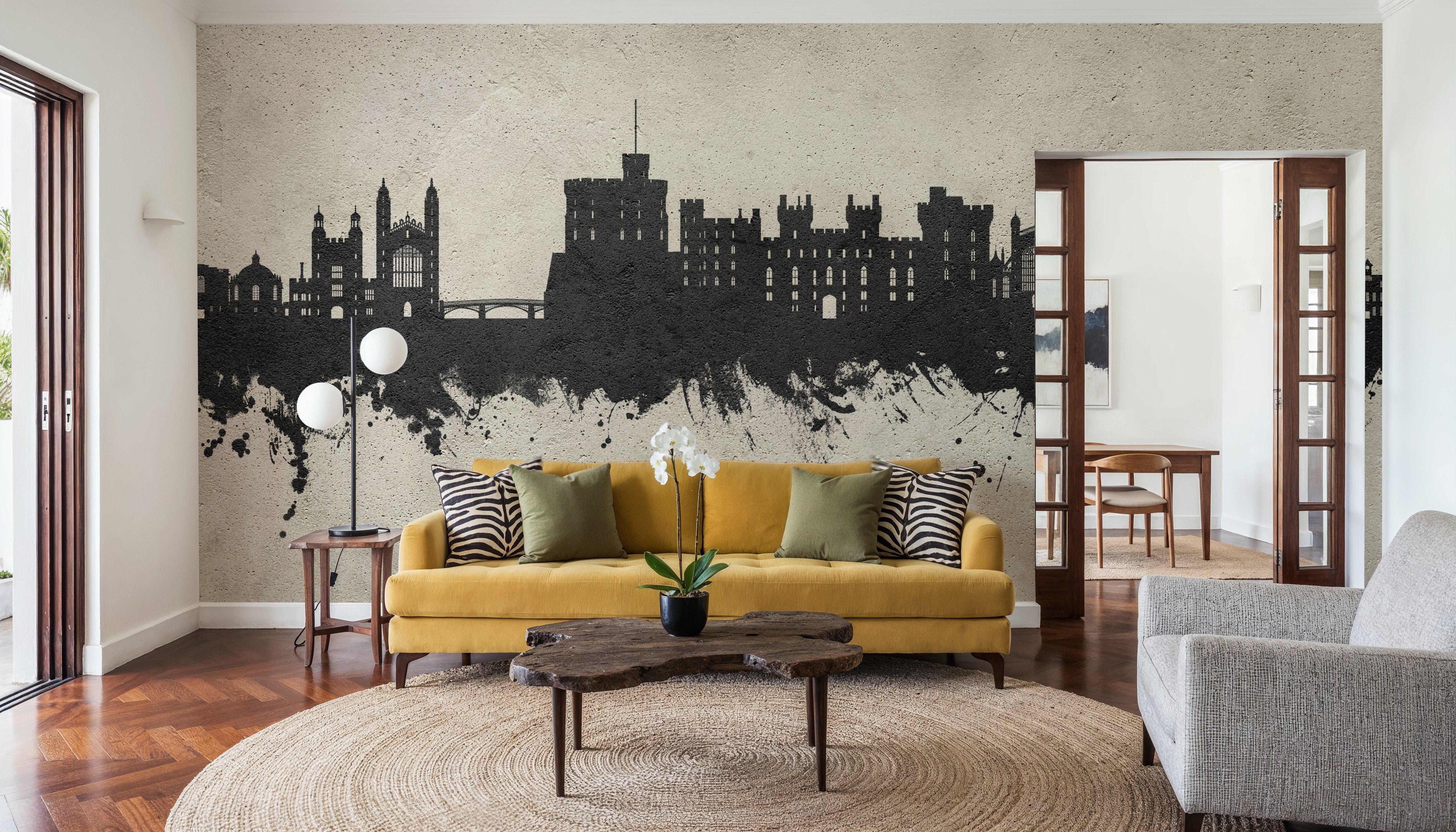 Windsor England Skyline Concrete, Wallpaper
