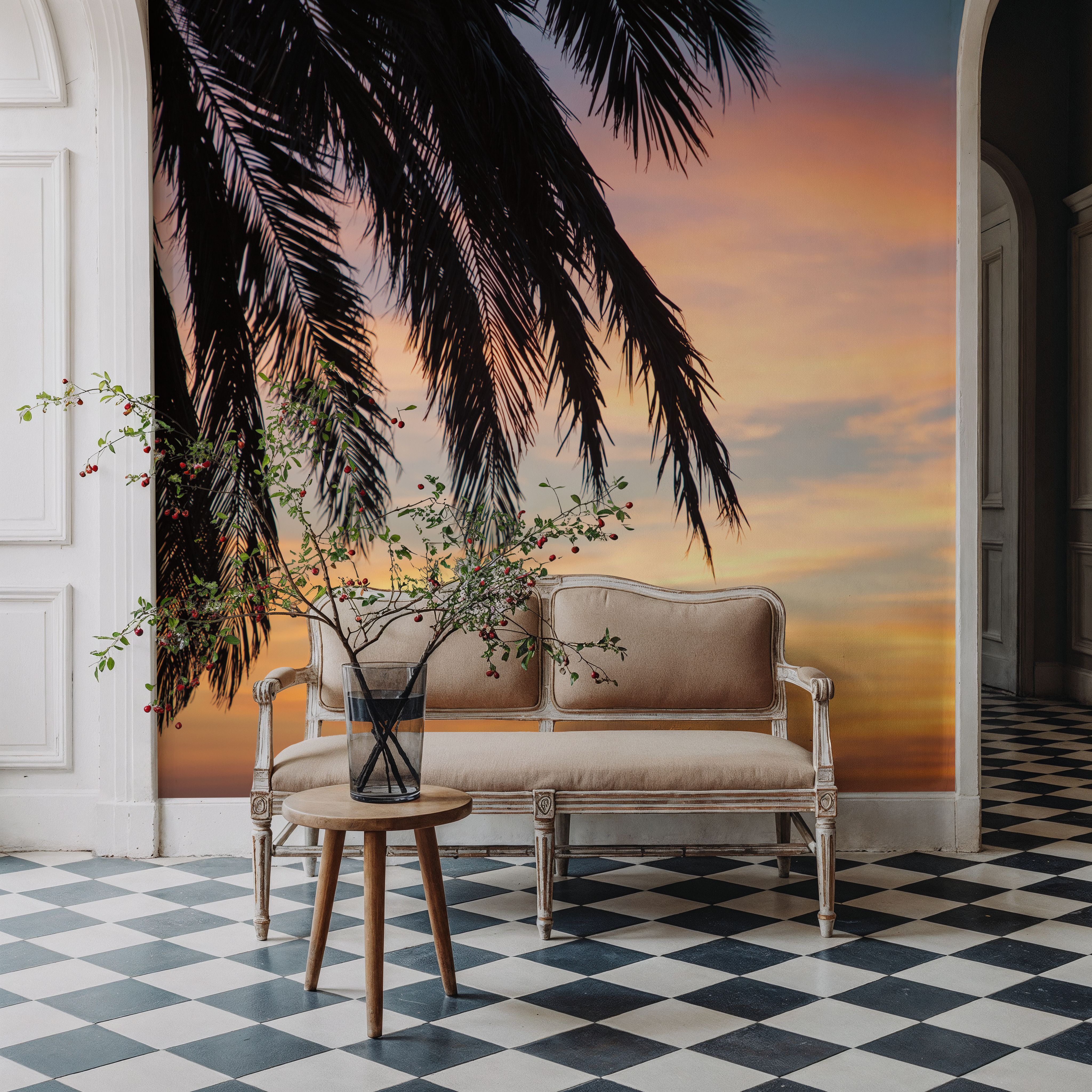 Sunset Palms I