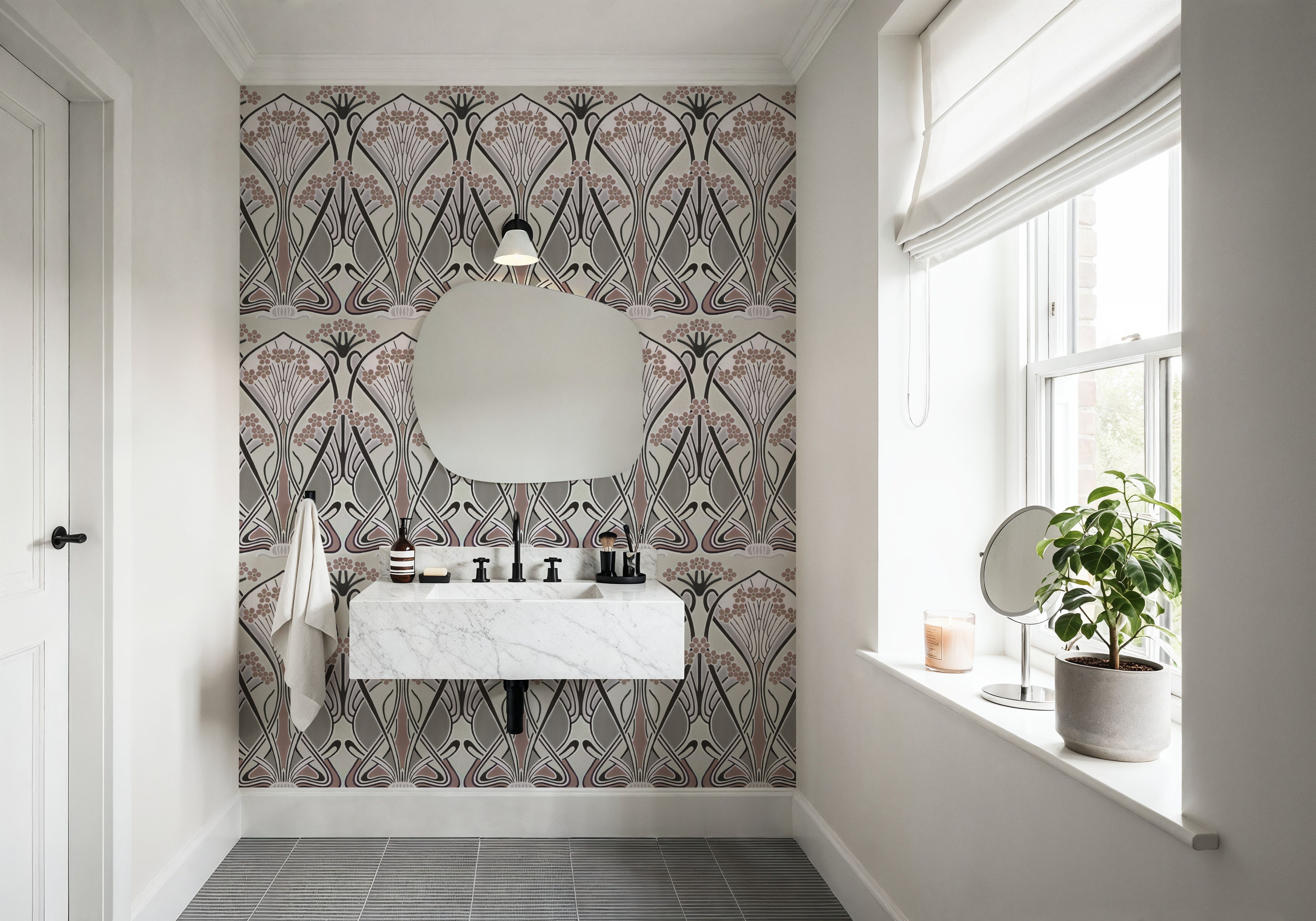 Floral Art Deco Aura, Sand