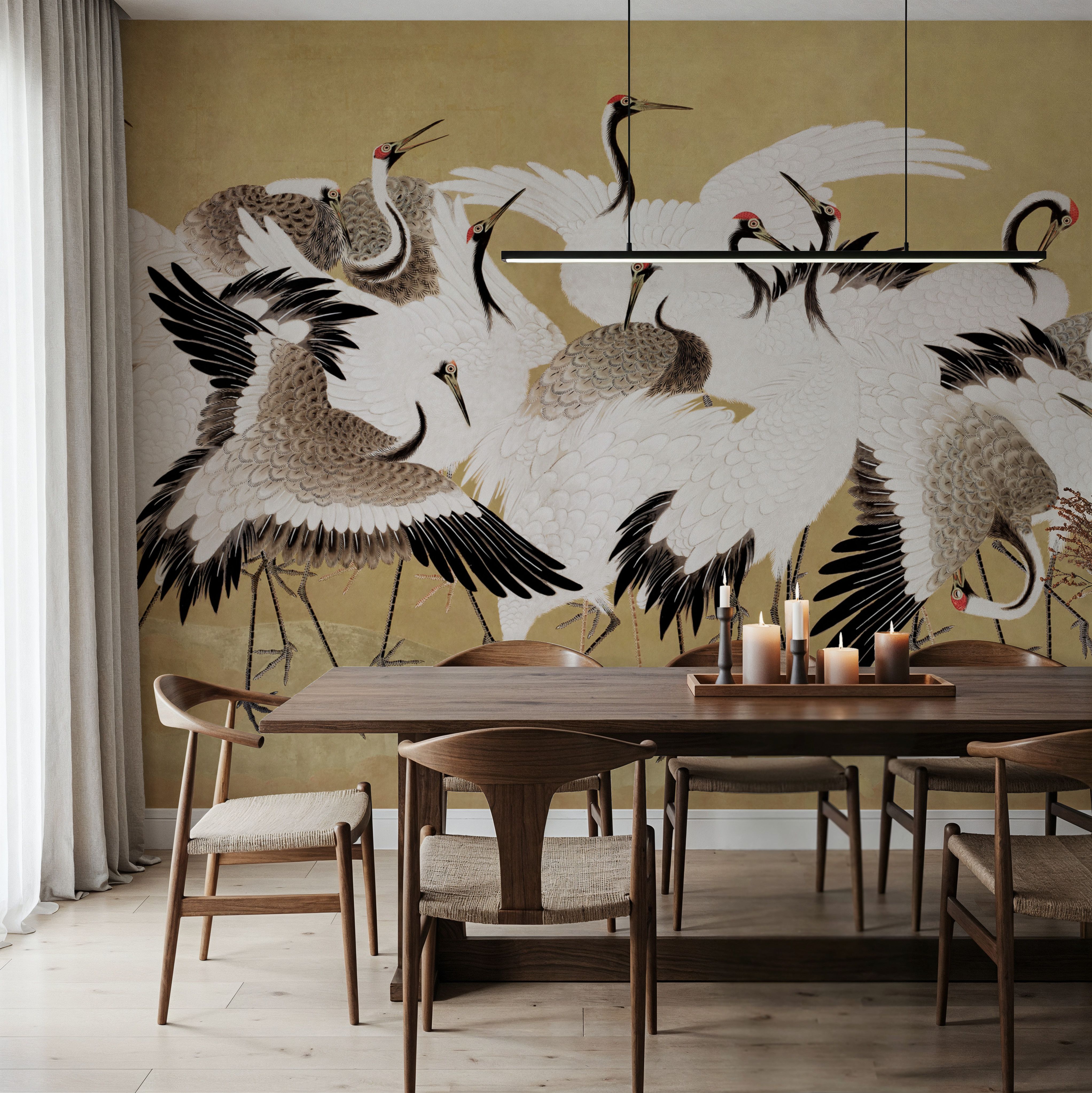 Japanese Flock of Cranes, Butter