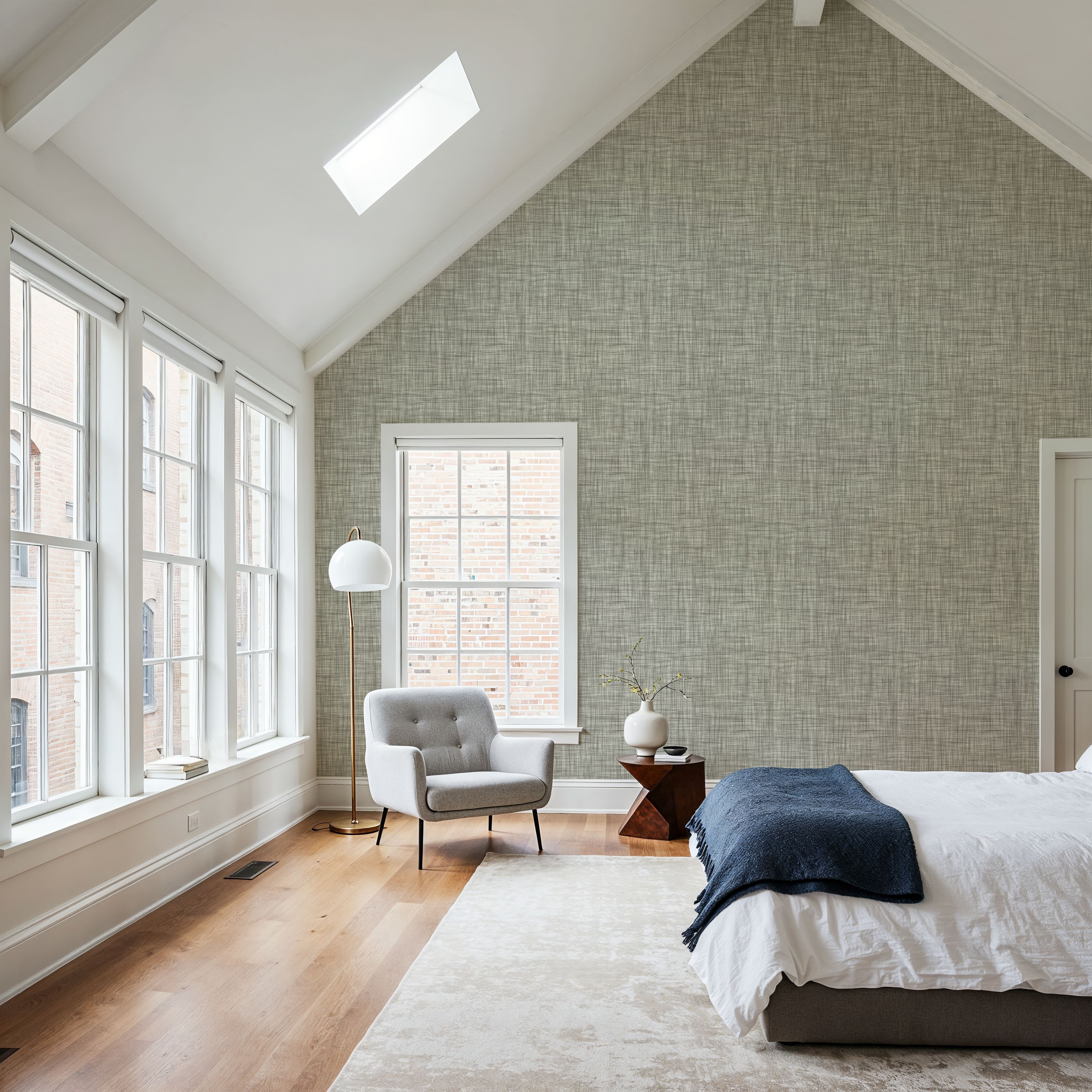 Mottled Linen Effect, Stone