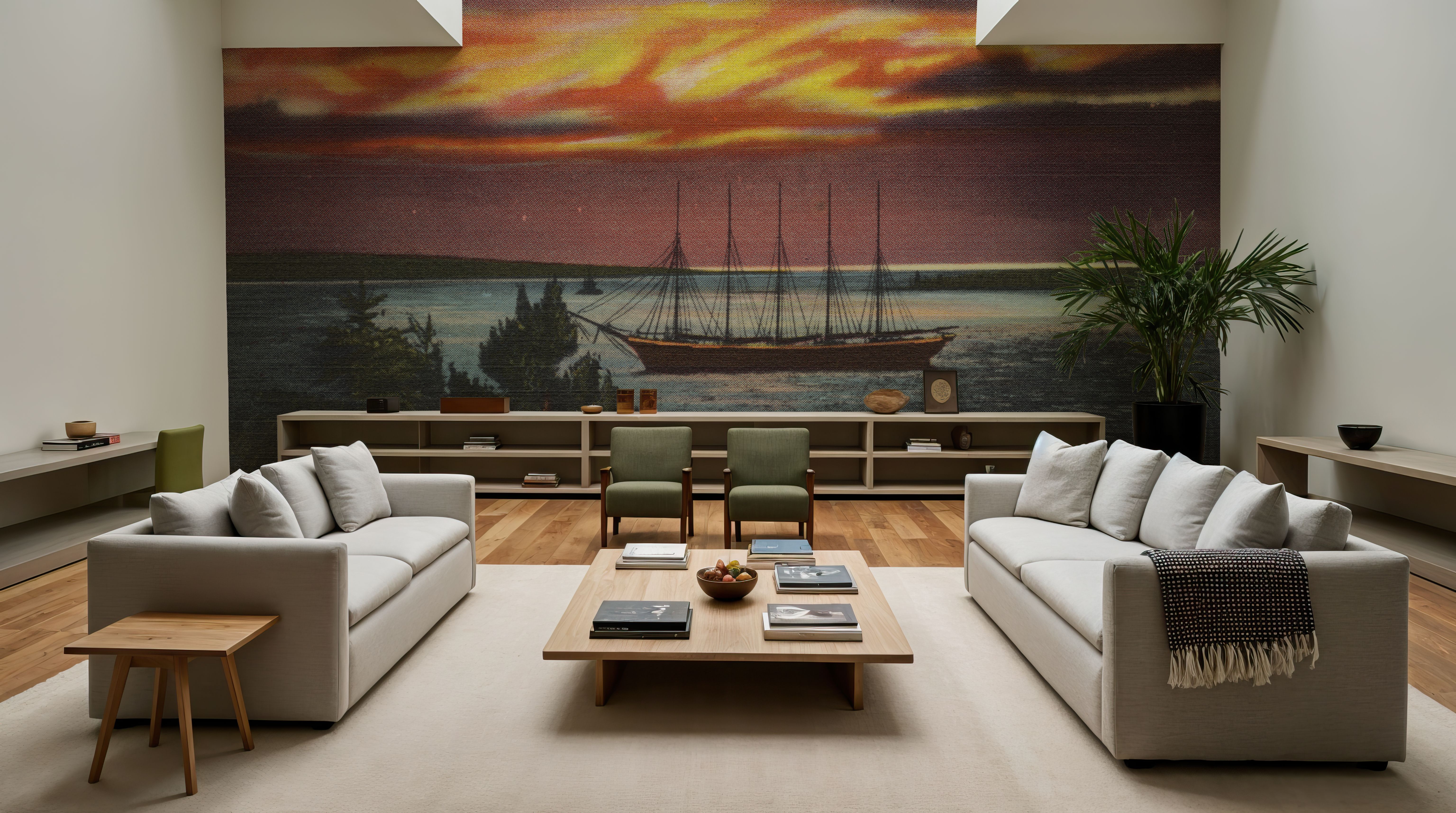 Greetings from a Ship - Screenprint Postcard