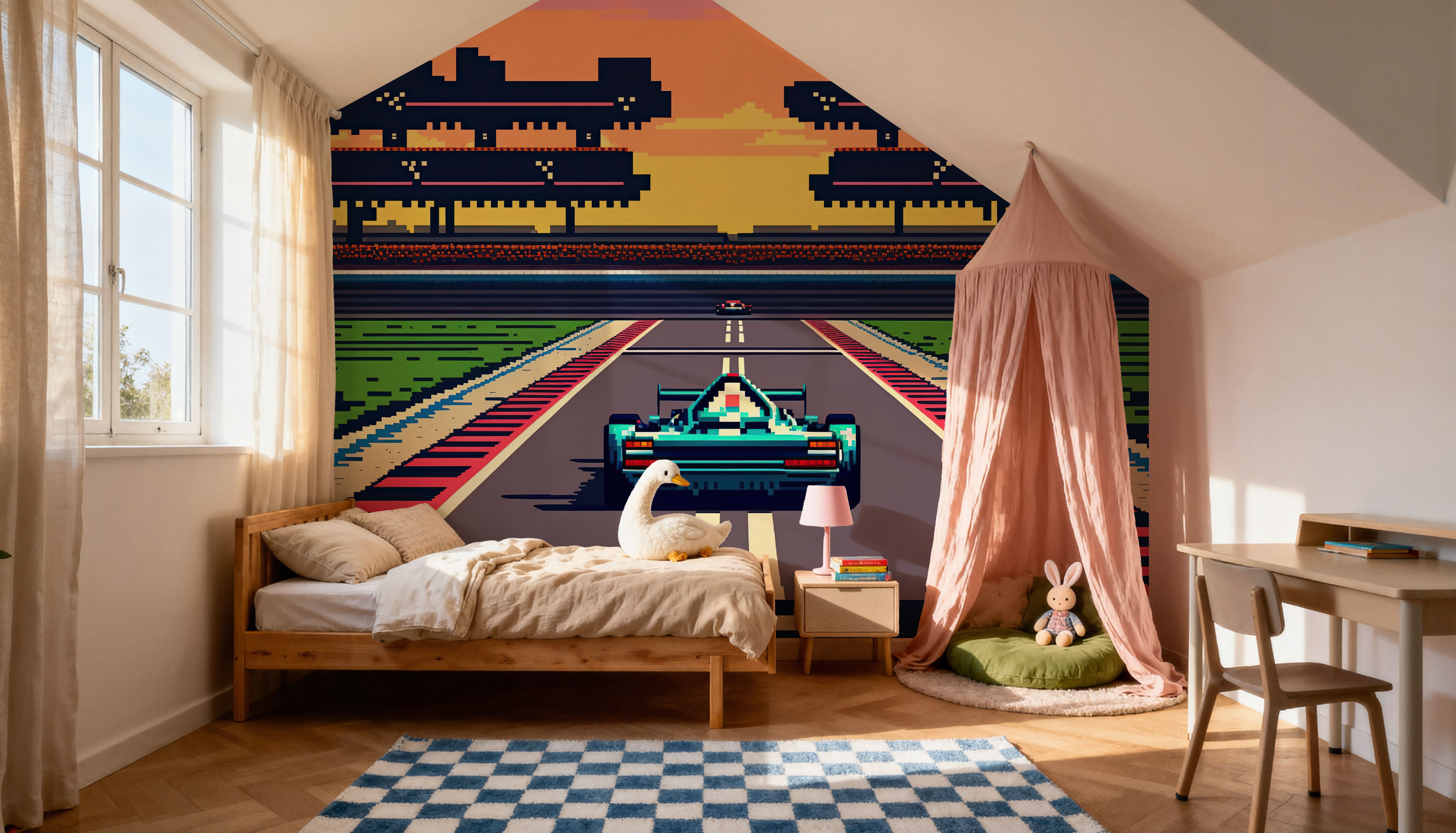 Pixel Race, Wallpaper