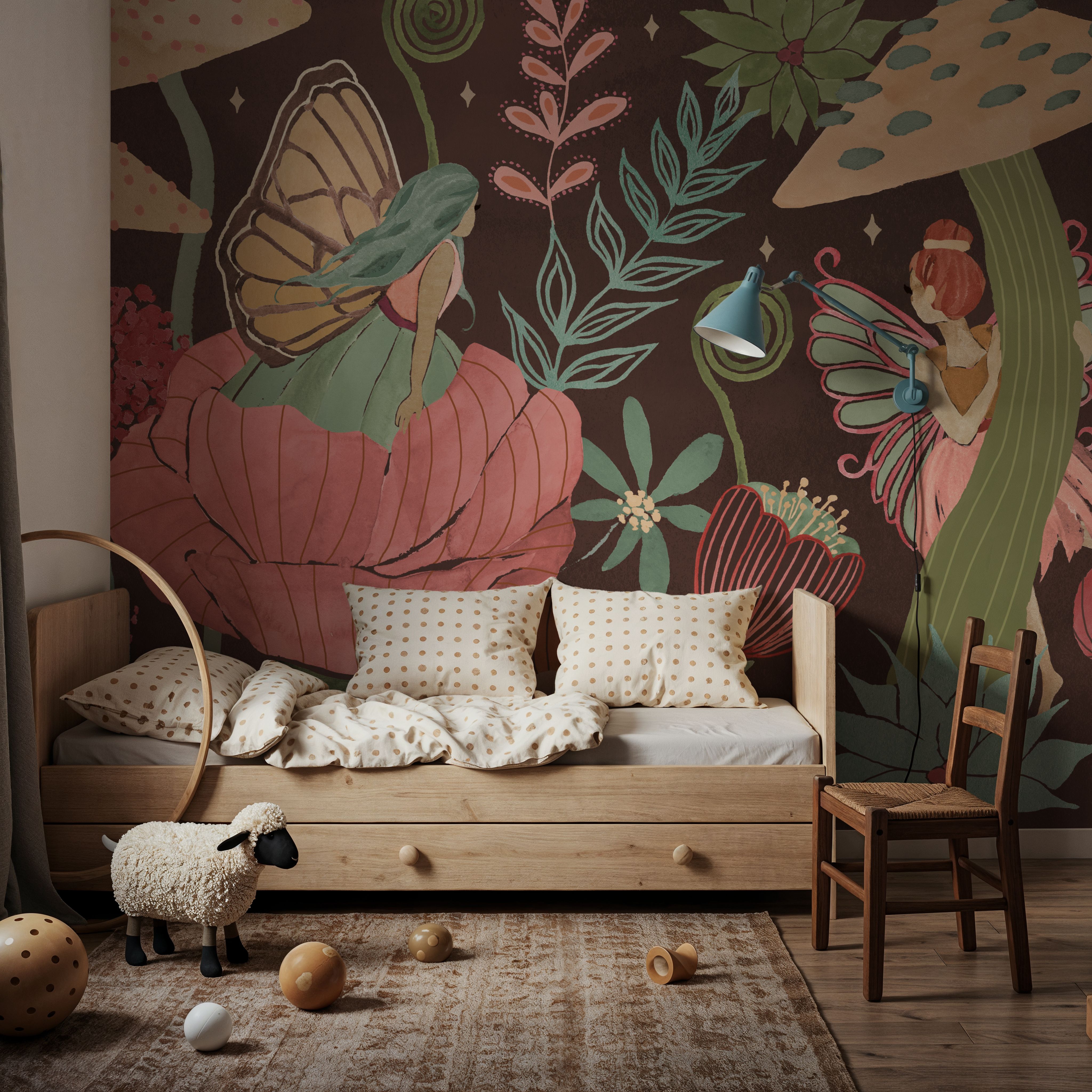 Floralscape Fairies I Dark