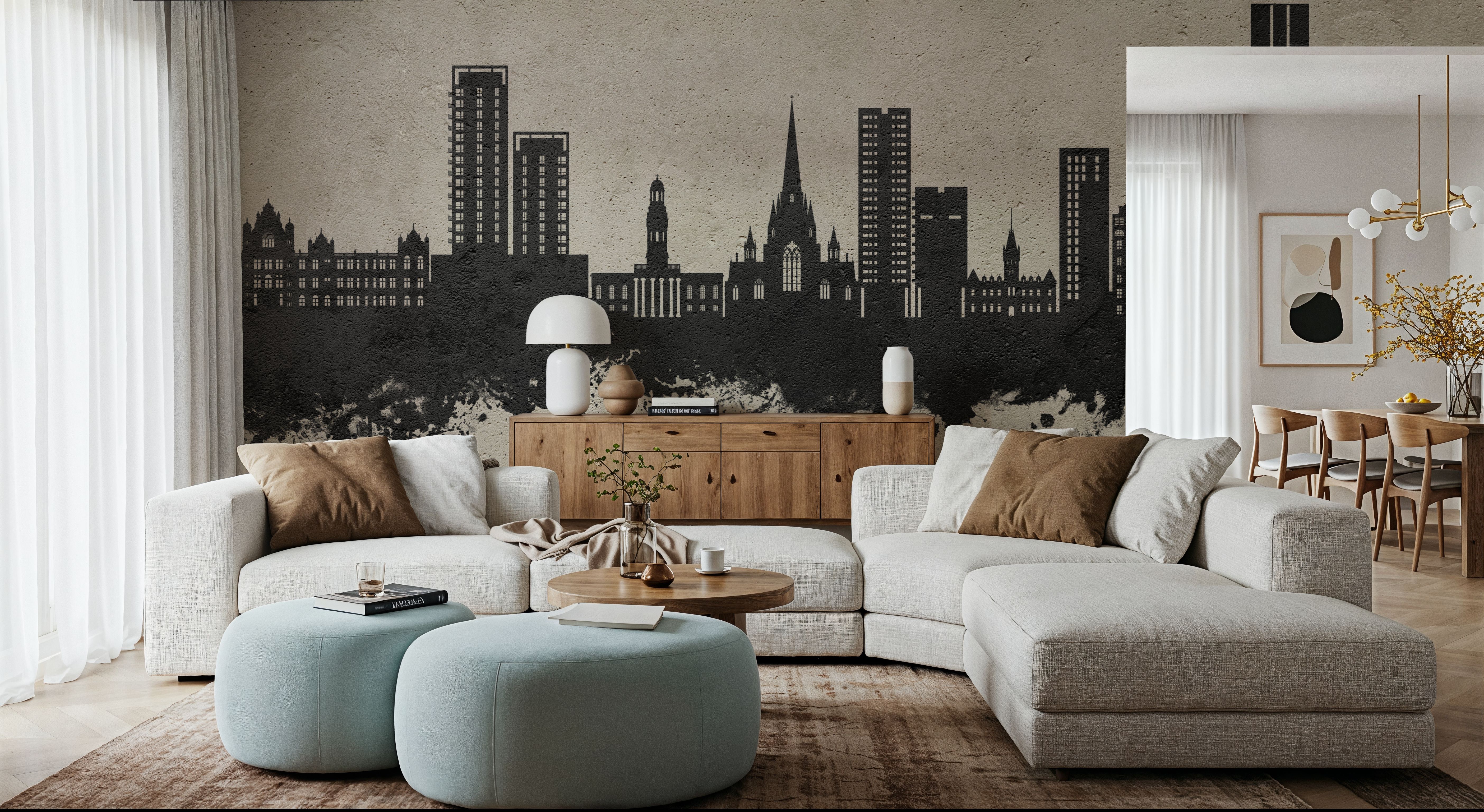 Salford England Skyline Concrete