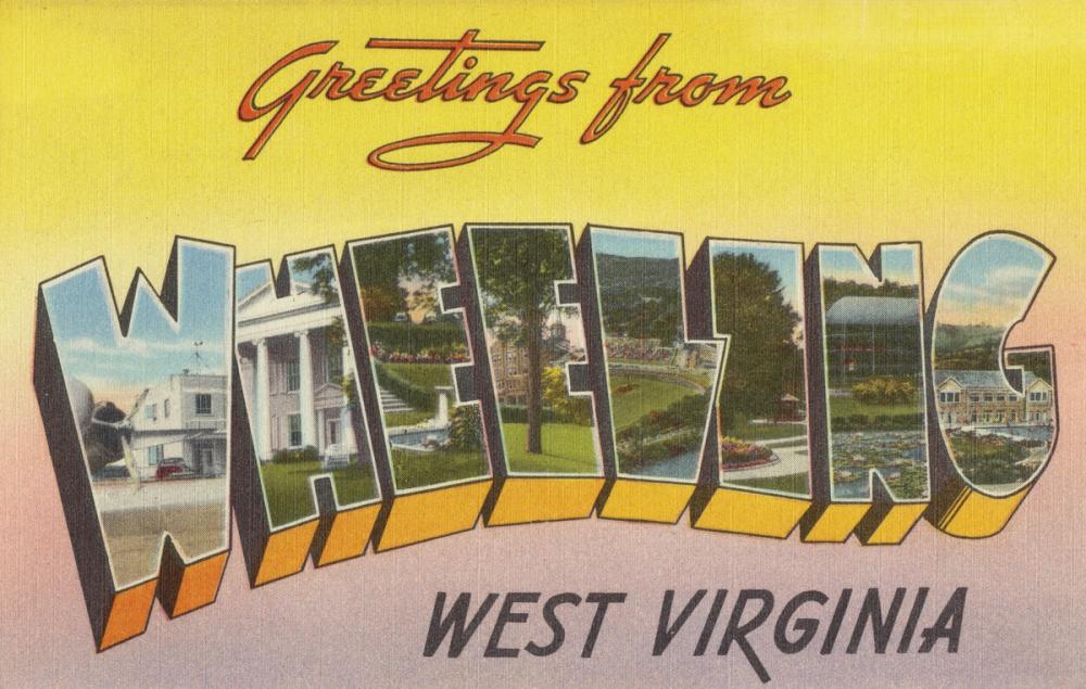 Greetings from Wheeling - Screenprint Postcard