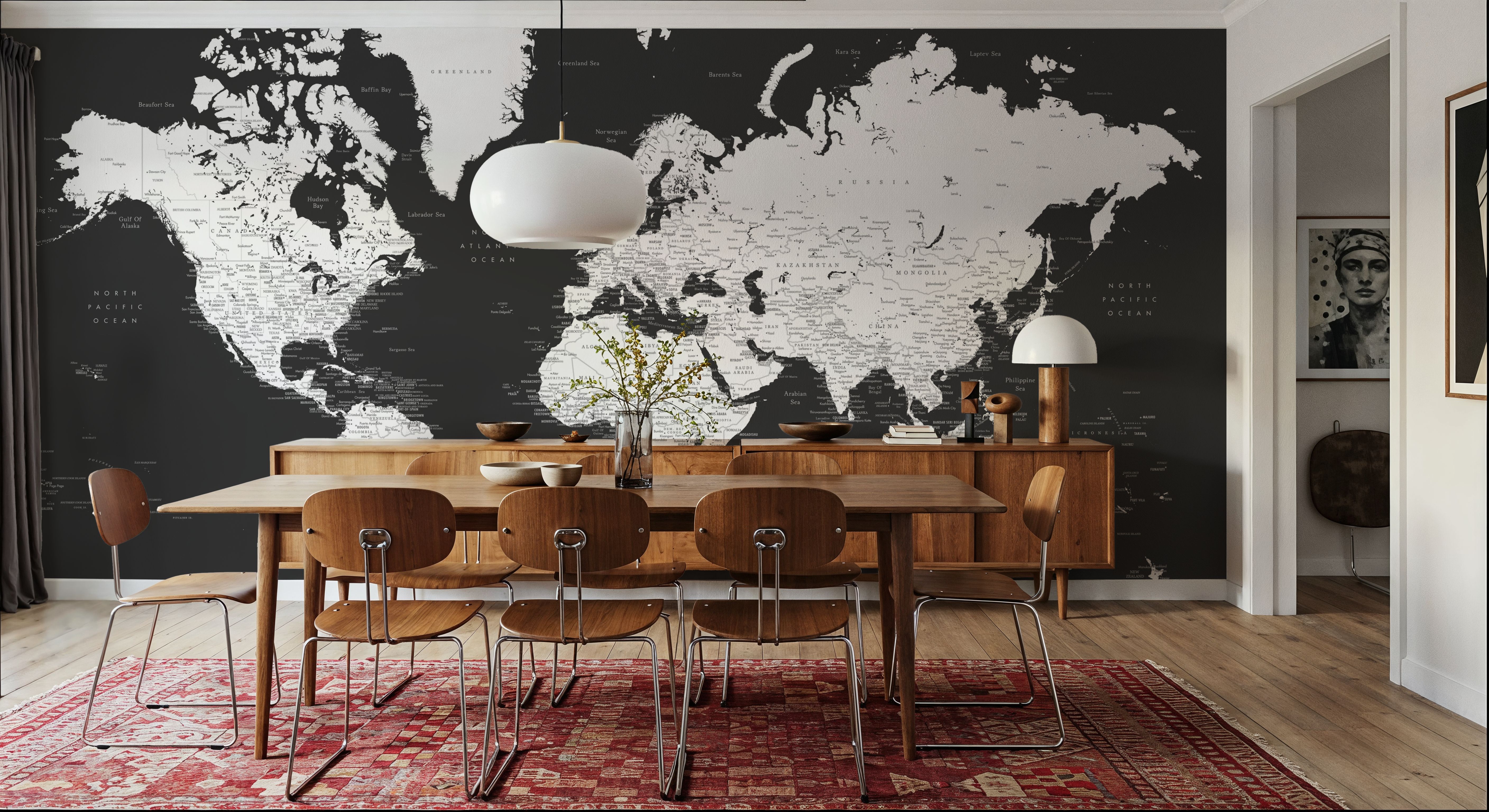 World Map Cities - Milo, Wallpaper