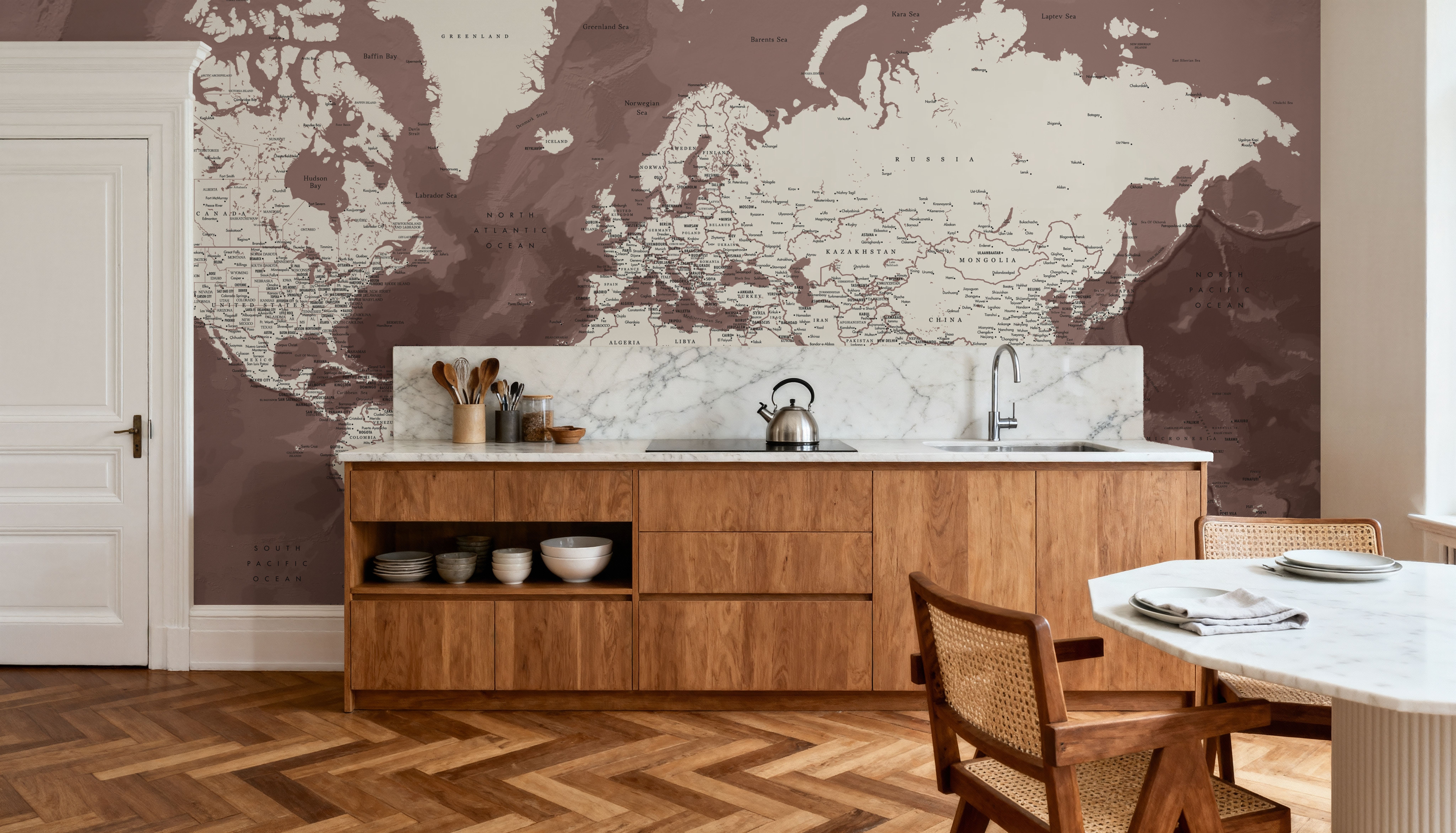 World Map Cities - Hikmat