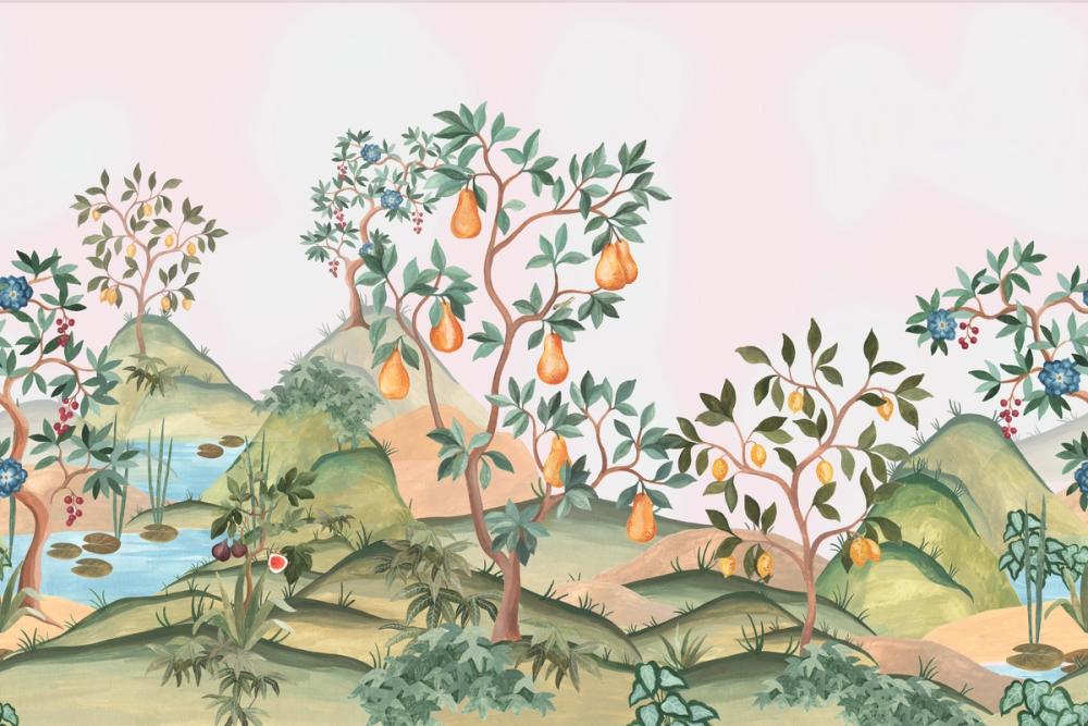 Orchard Reverie (no animals), Soft Pink